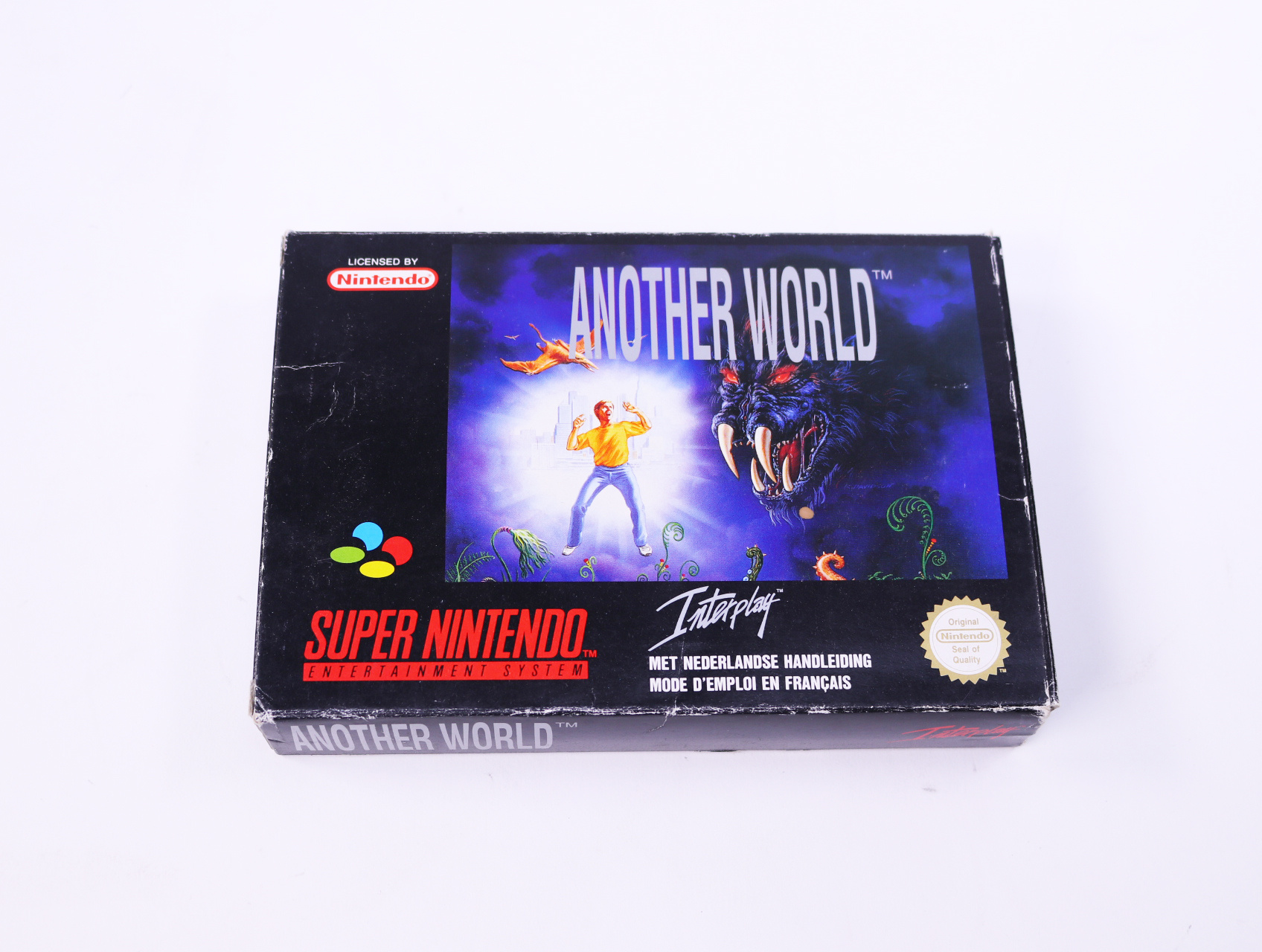 SNES - Another World - Boxed CIB - productfoto 3