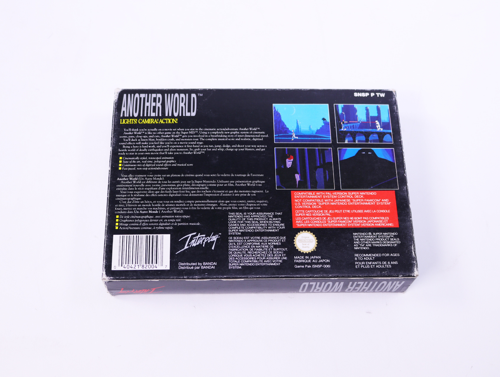 SNES - Another World - Boxed CIB - productfoto 4