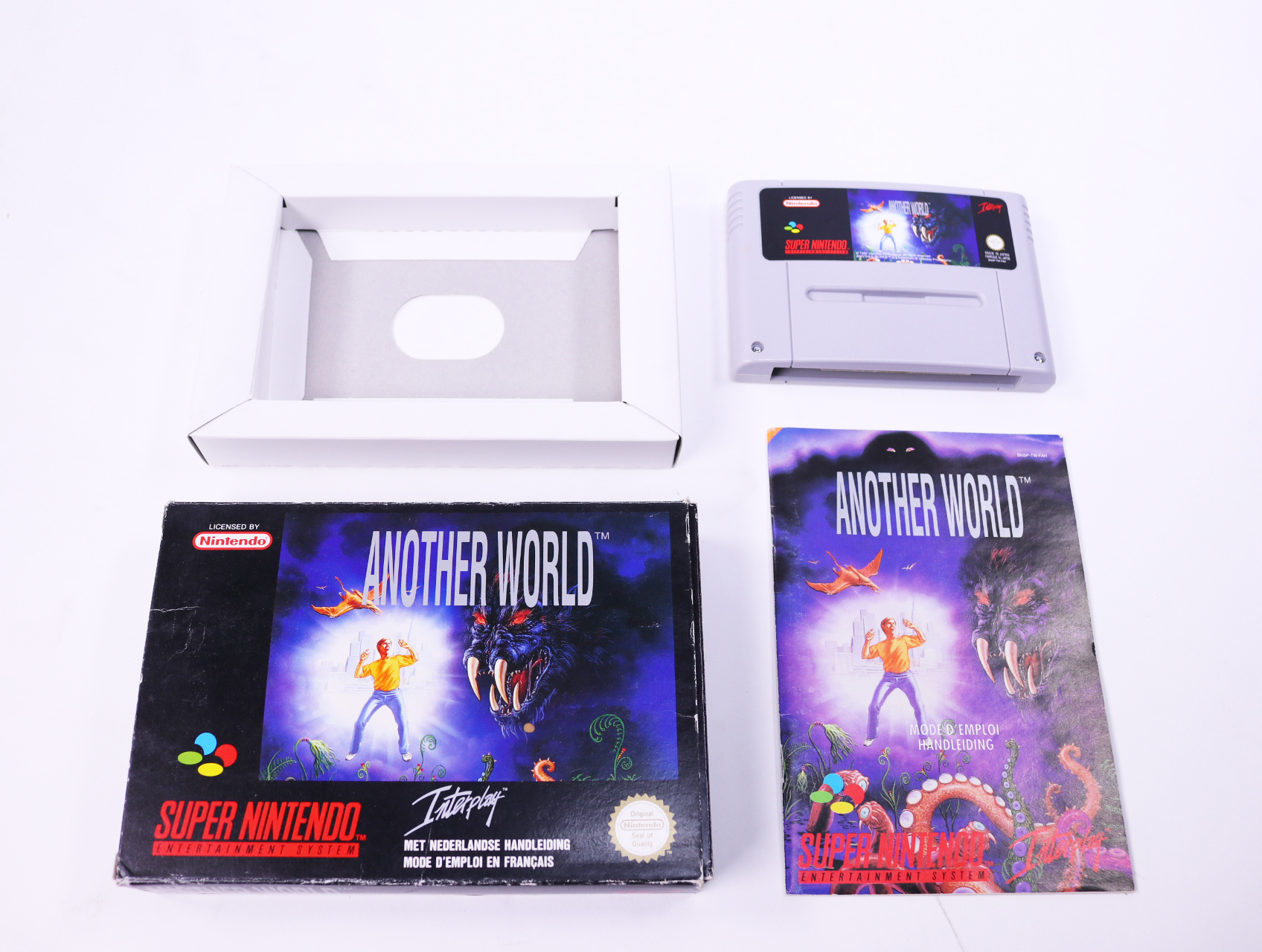 SNES - Another World - Boxed CIB