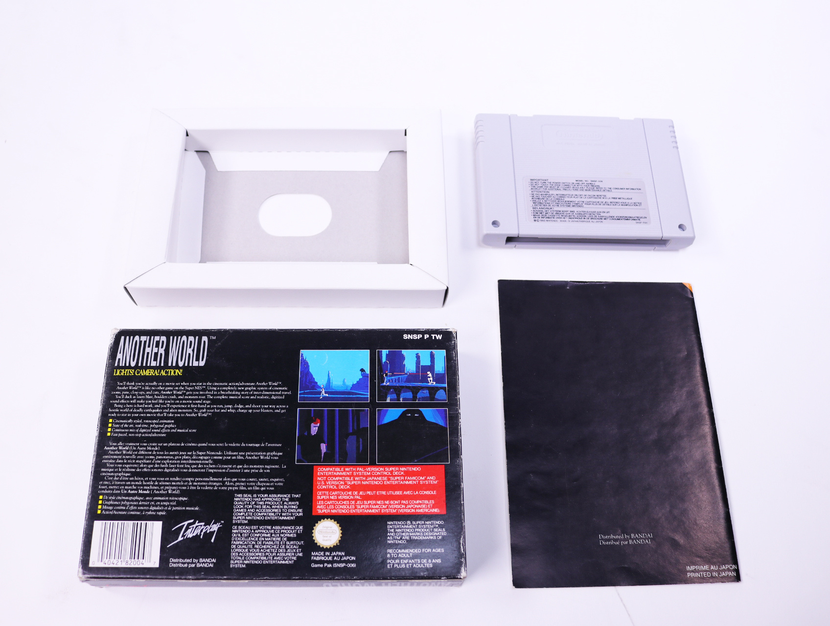 SNES - Another World - Boxed CIB - productfoto 2