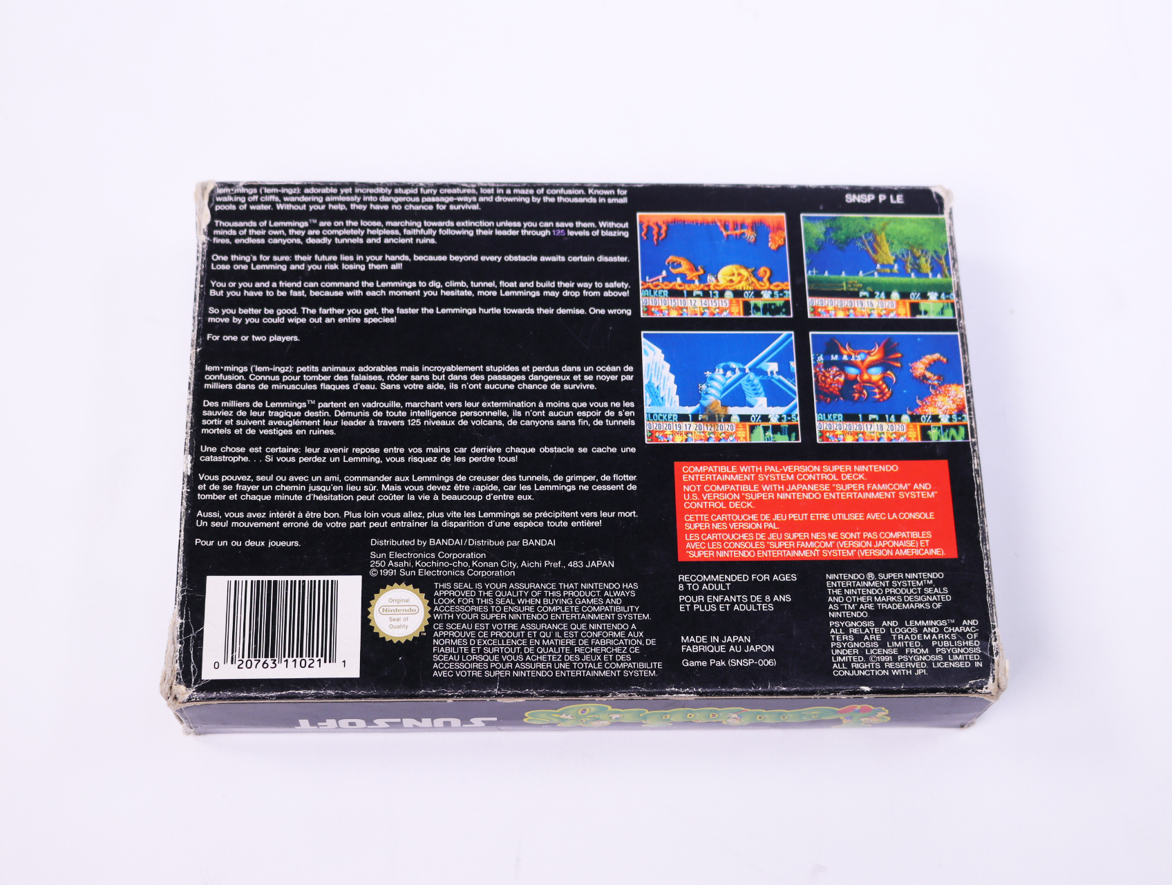 SNES - Lemmings - Boxed CIB - productfoto 4