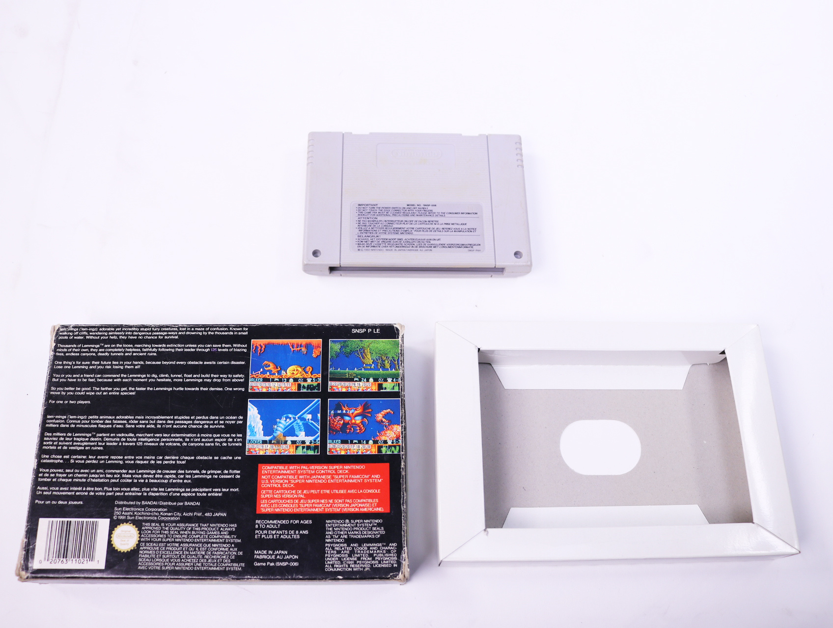 SNES - Lemmings - Boxed CIB - productfoto 2