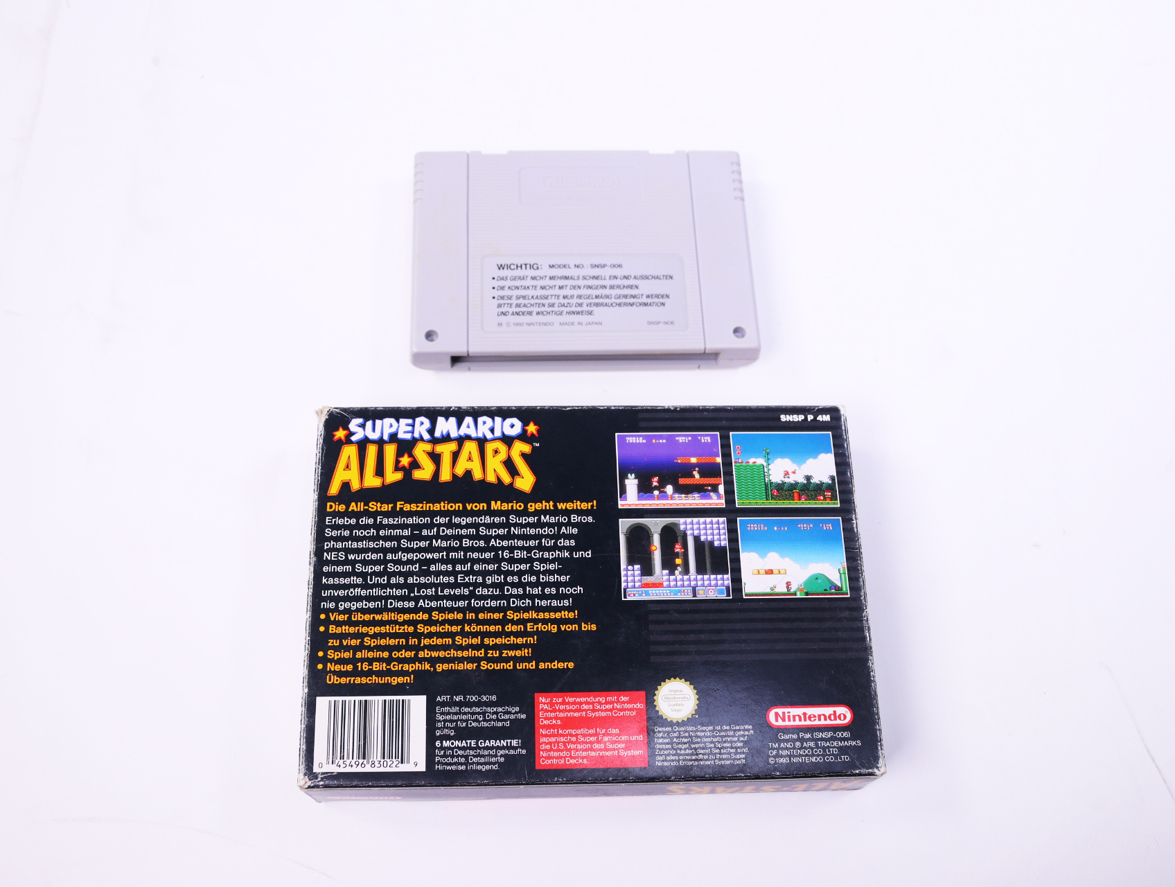 SNES - Super Mario All-Stars - Boxed - productfoto 2