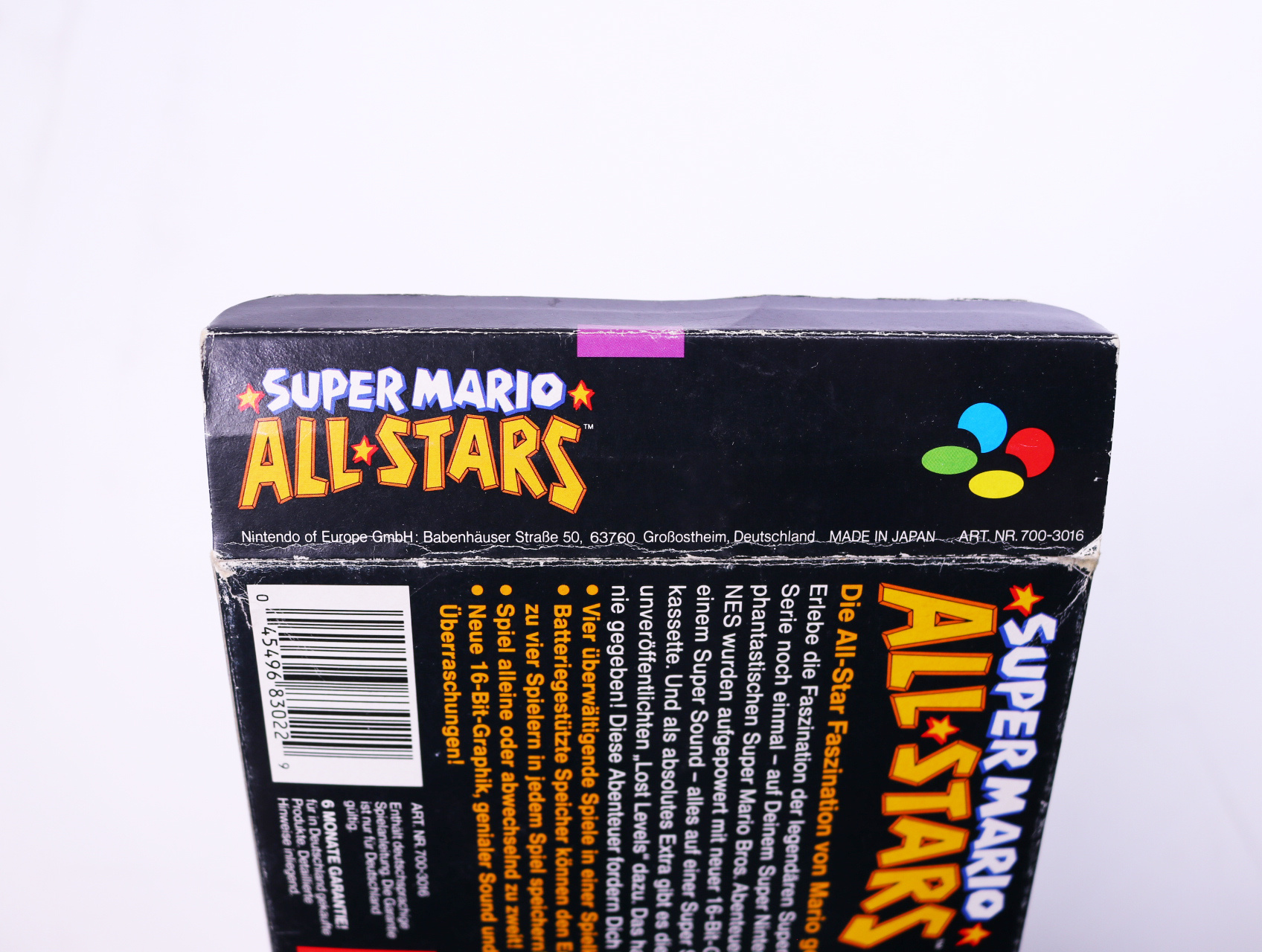 SNES - Super Mario All-Stars - Boxed - productfoto 6