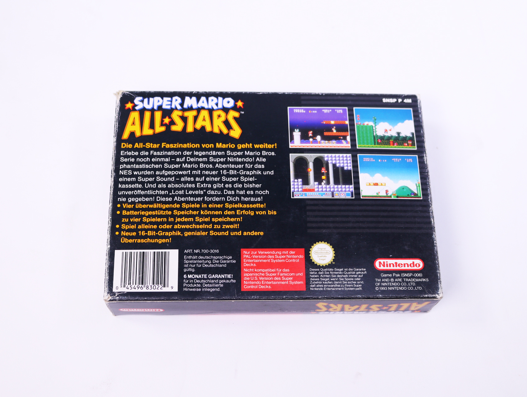 SNES - Super Mario All-Stars - Boxed - productfoto 4