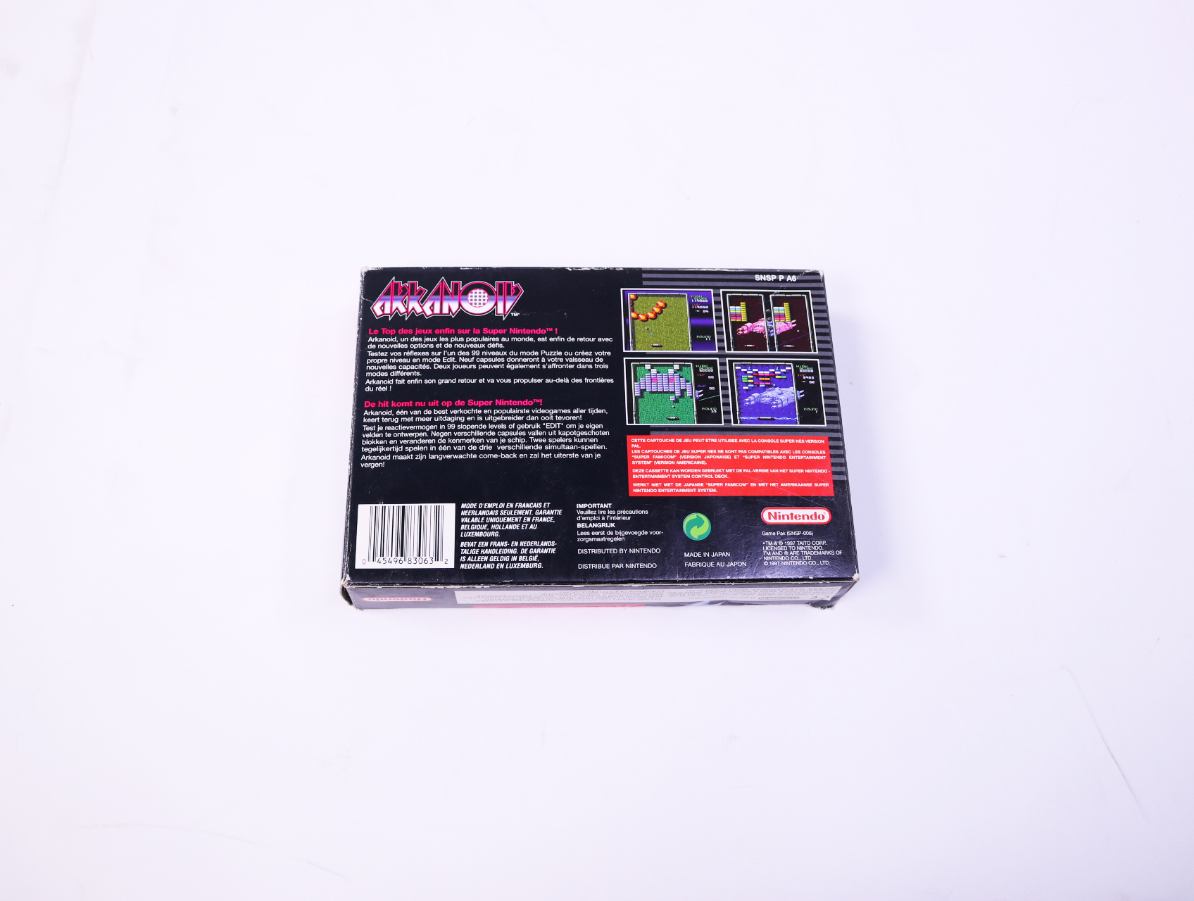 SNES - Arkanoid - Boxed - productfoto 3