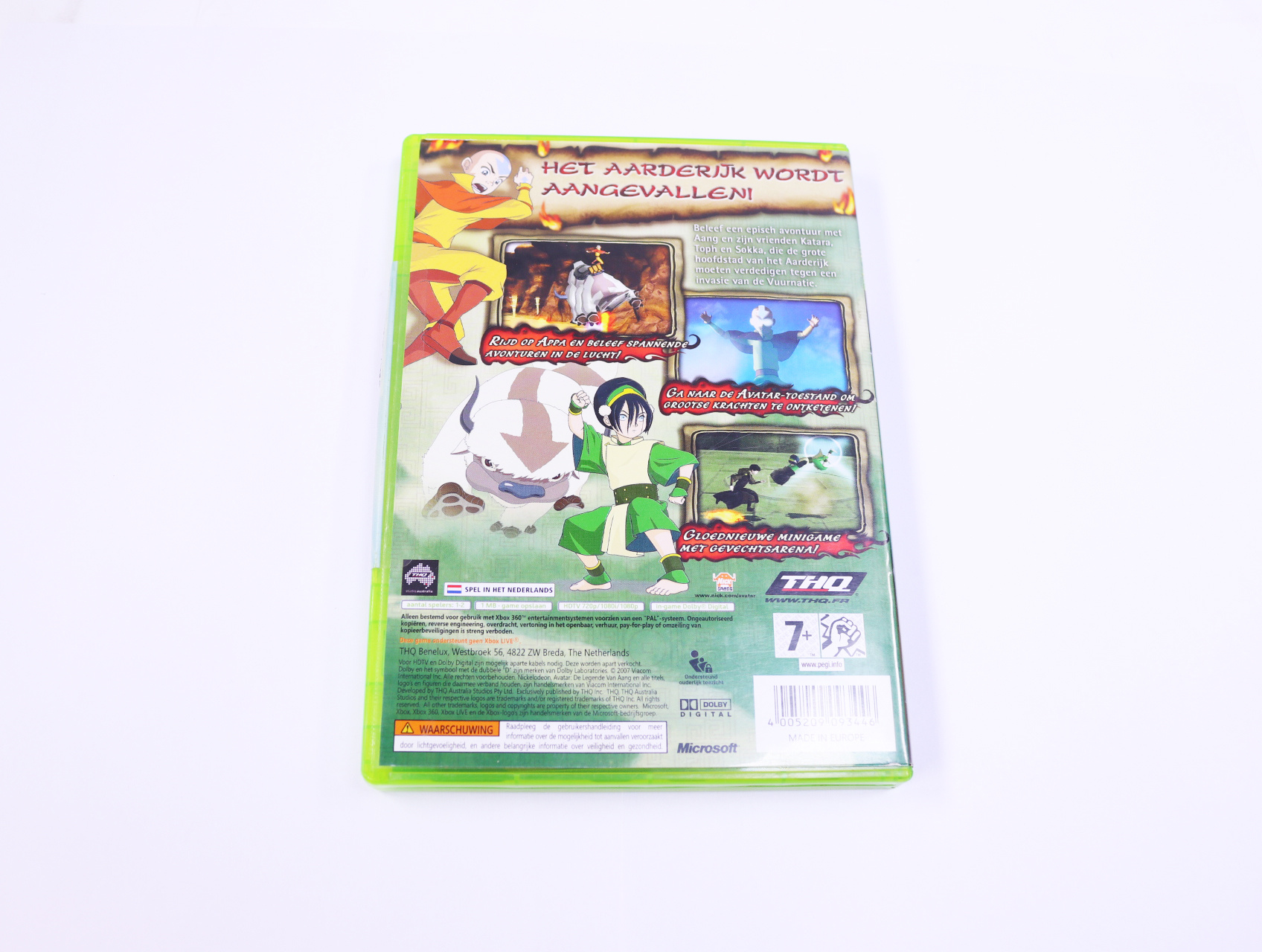 Xbox 360 - Avatar: The Last Airbender - The Burning Earth - productfoto 2