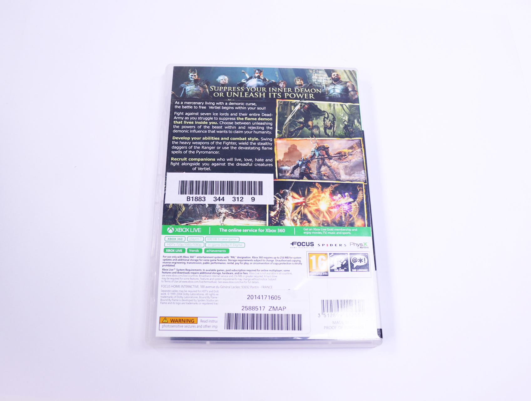 Xbox 360 - Bound By Flame - productfoto 2