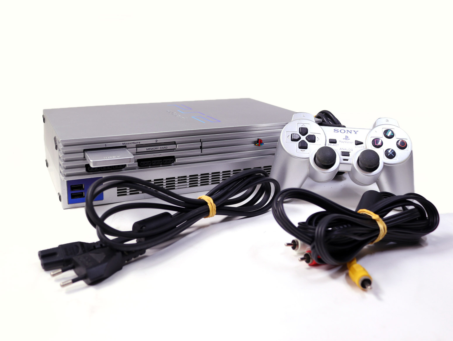 Playstation 2 - Silver Console (Refurbished) - Refurbished - productfoto 4