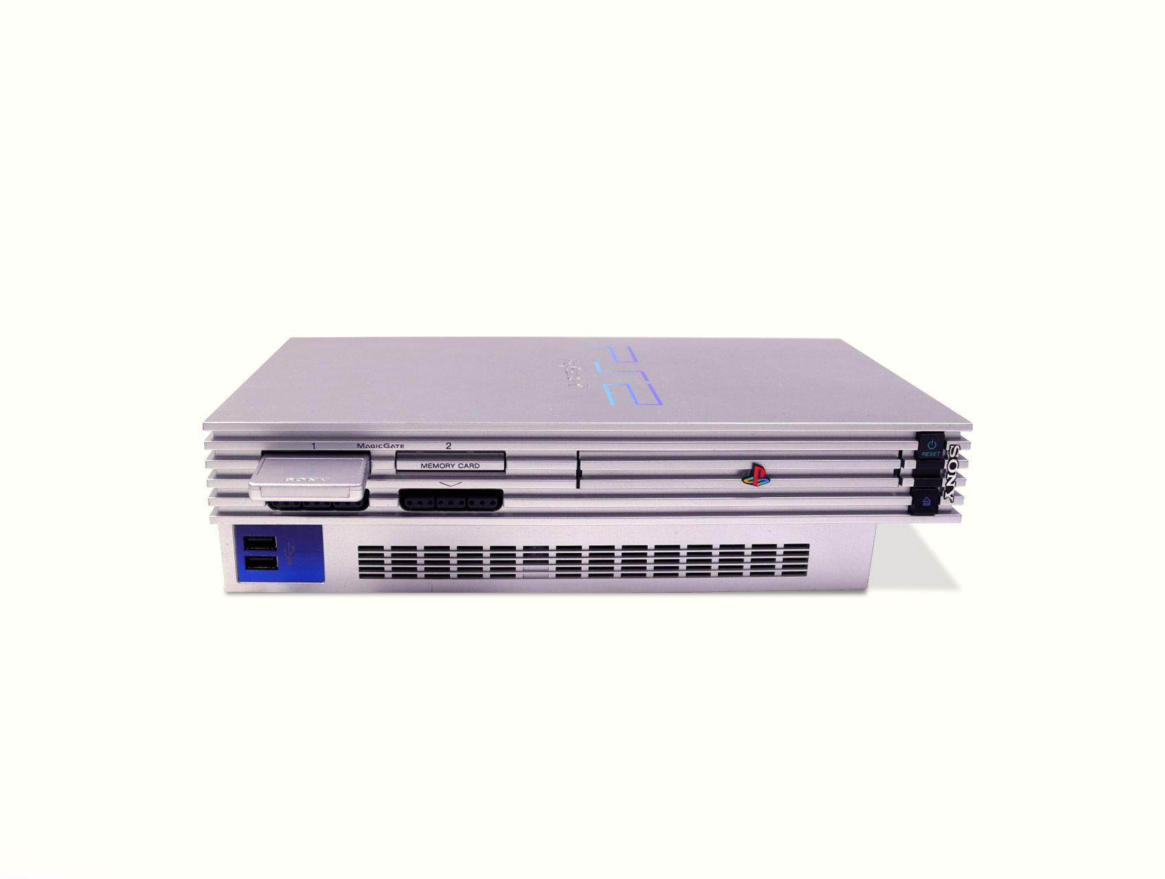 Playstation 2 - Silver Console (Refurbished) - Refurbished - productfoto 3