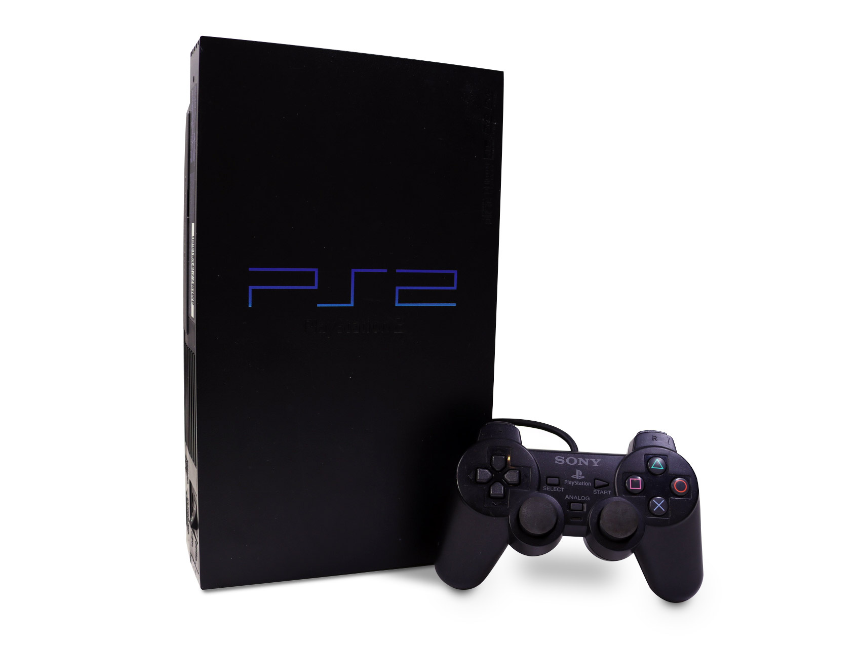 Playstation 2 - Black Console (Refurbished)