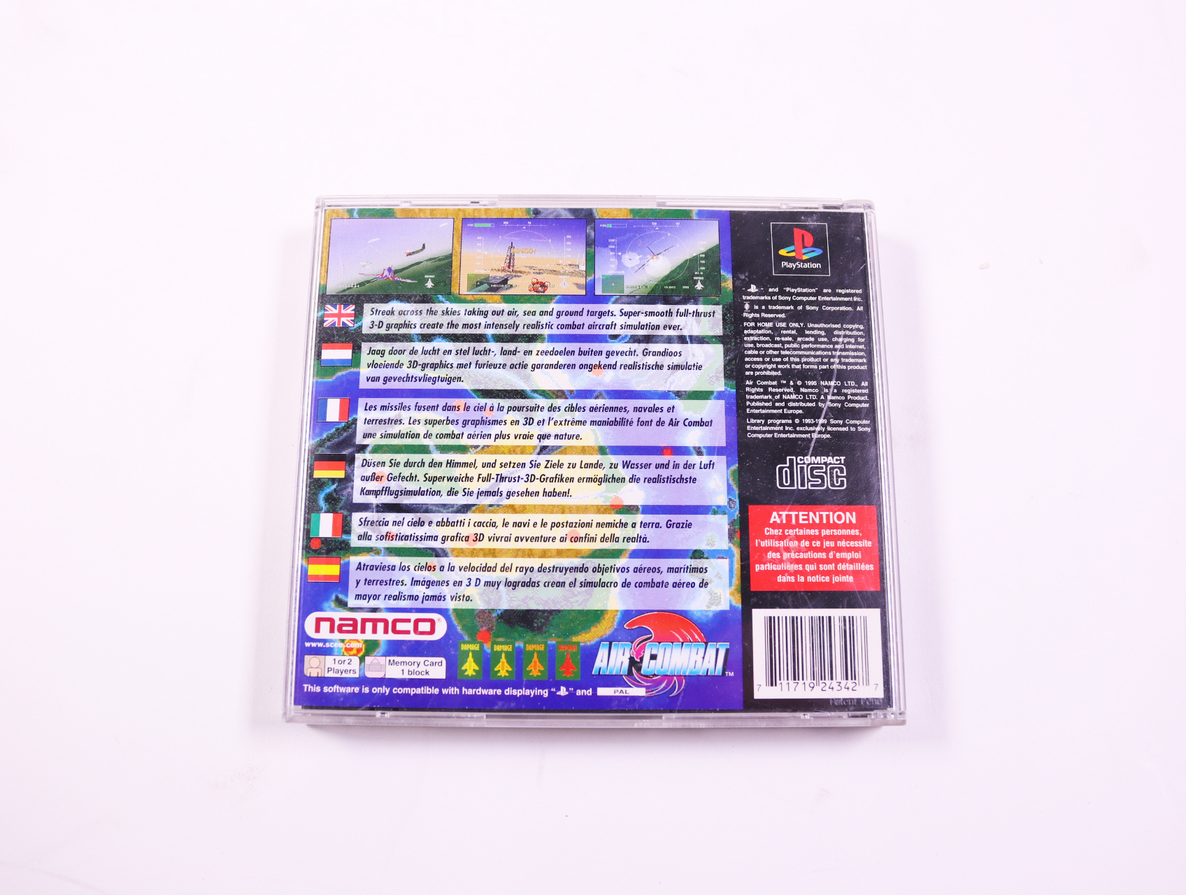Playstation 1 - Air Combat - productfoto 3