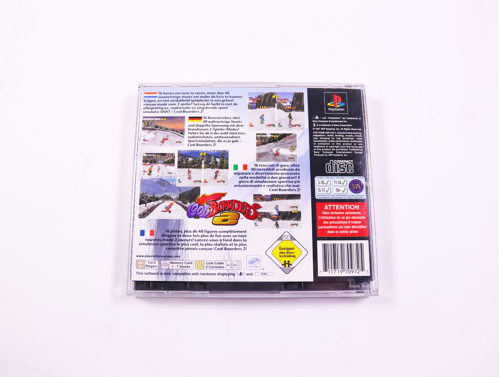 Playstation 1 - Cool Boarders 2 - productfoto 3