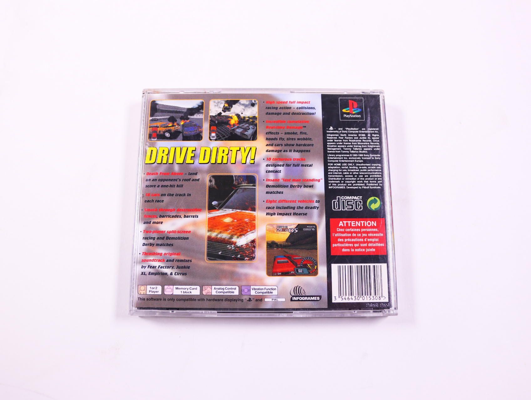 Playstation 1 - Demolition Racer - productfoto 3