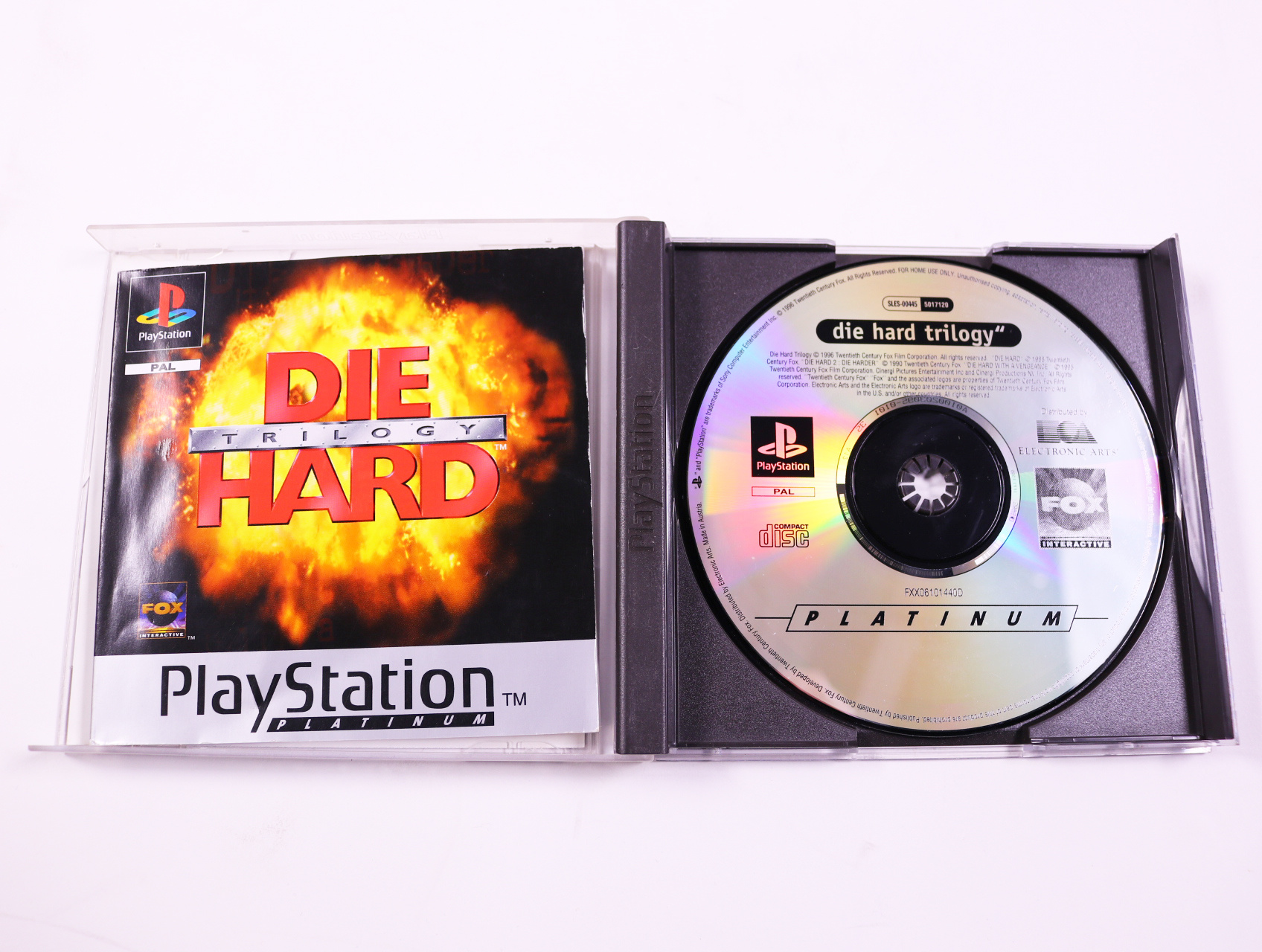 Playstation 1 - Die Hard Trilogy [Platinum] - productfoto 2