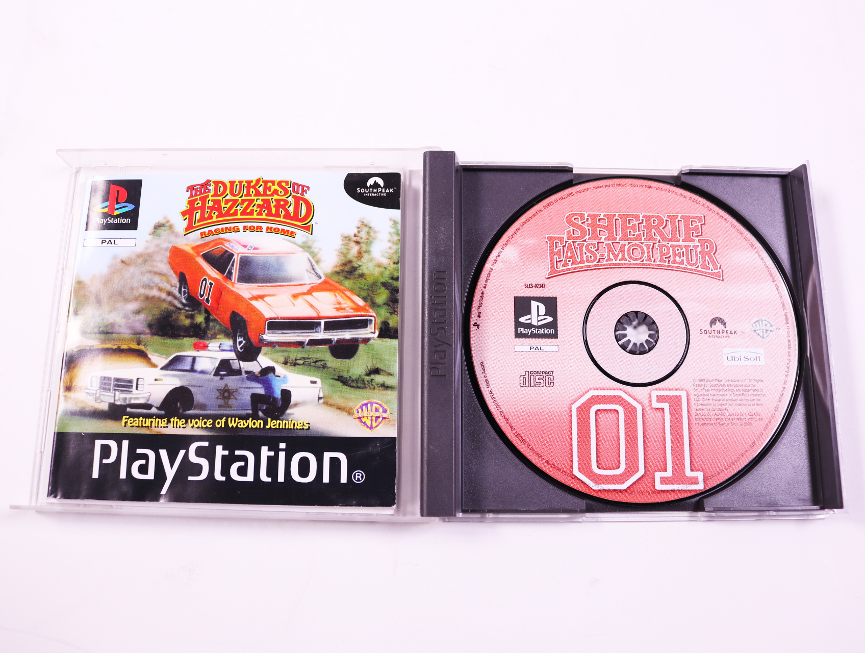 PlayStation 1 - The Dukes Of Hazzard Racing For Home - productfoto 2
