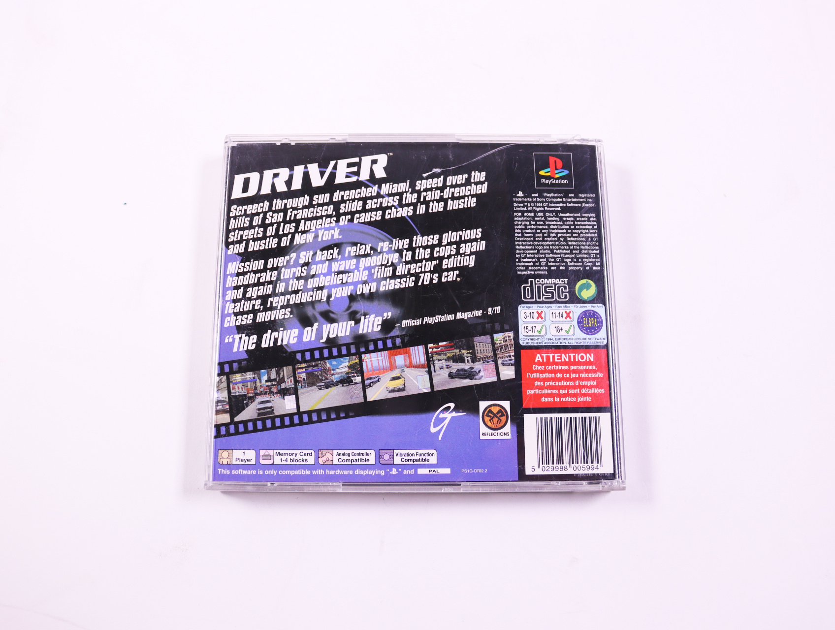 Playstation 1 - Driver - productfoto 3