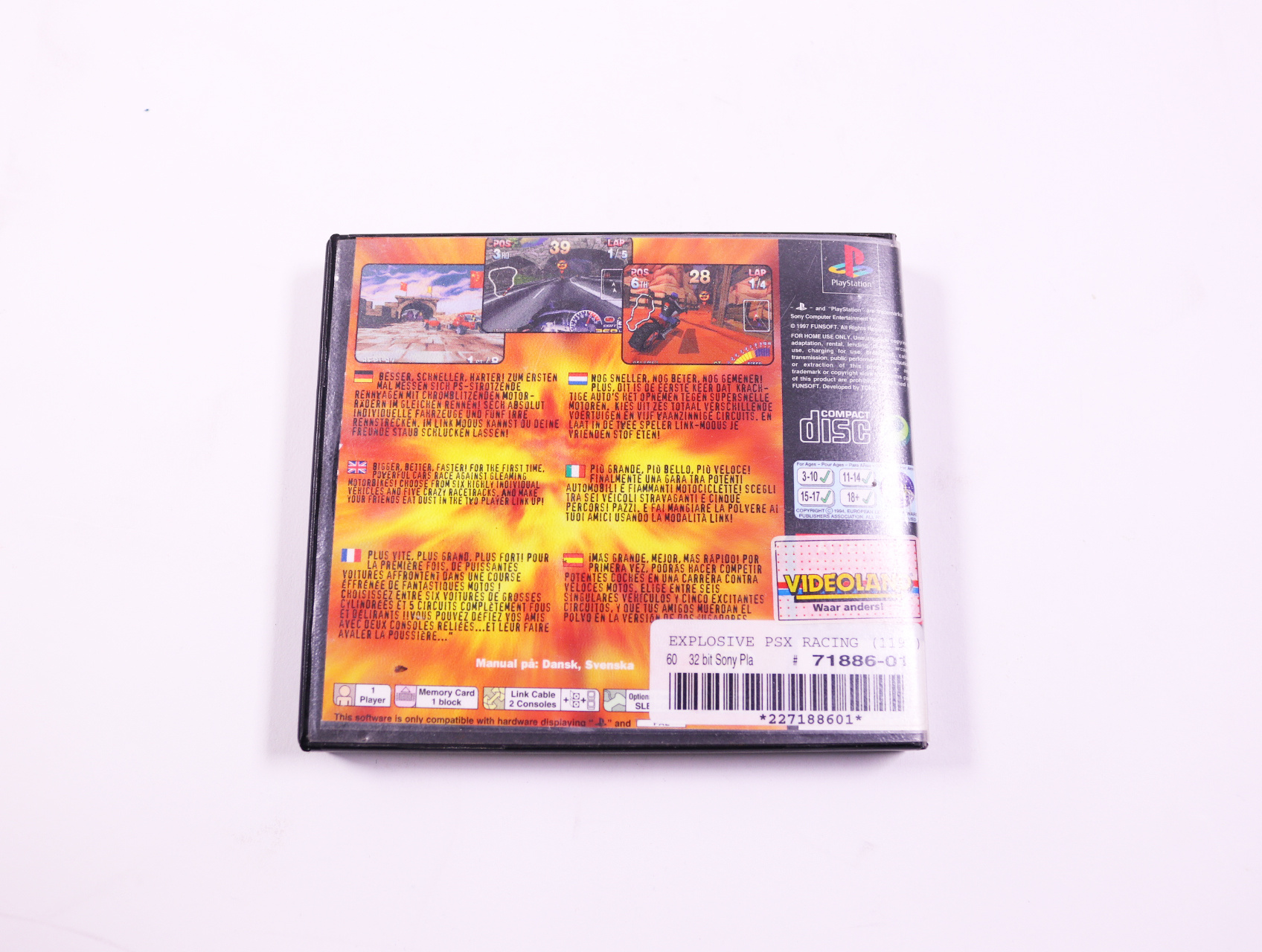 Playstation 1 - Xplosive Racing - productfoto 3