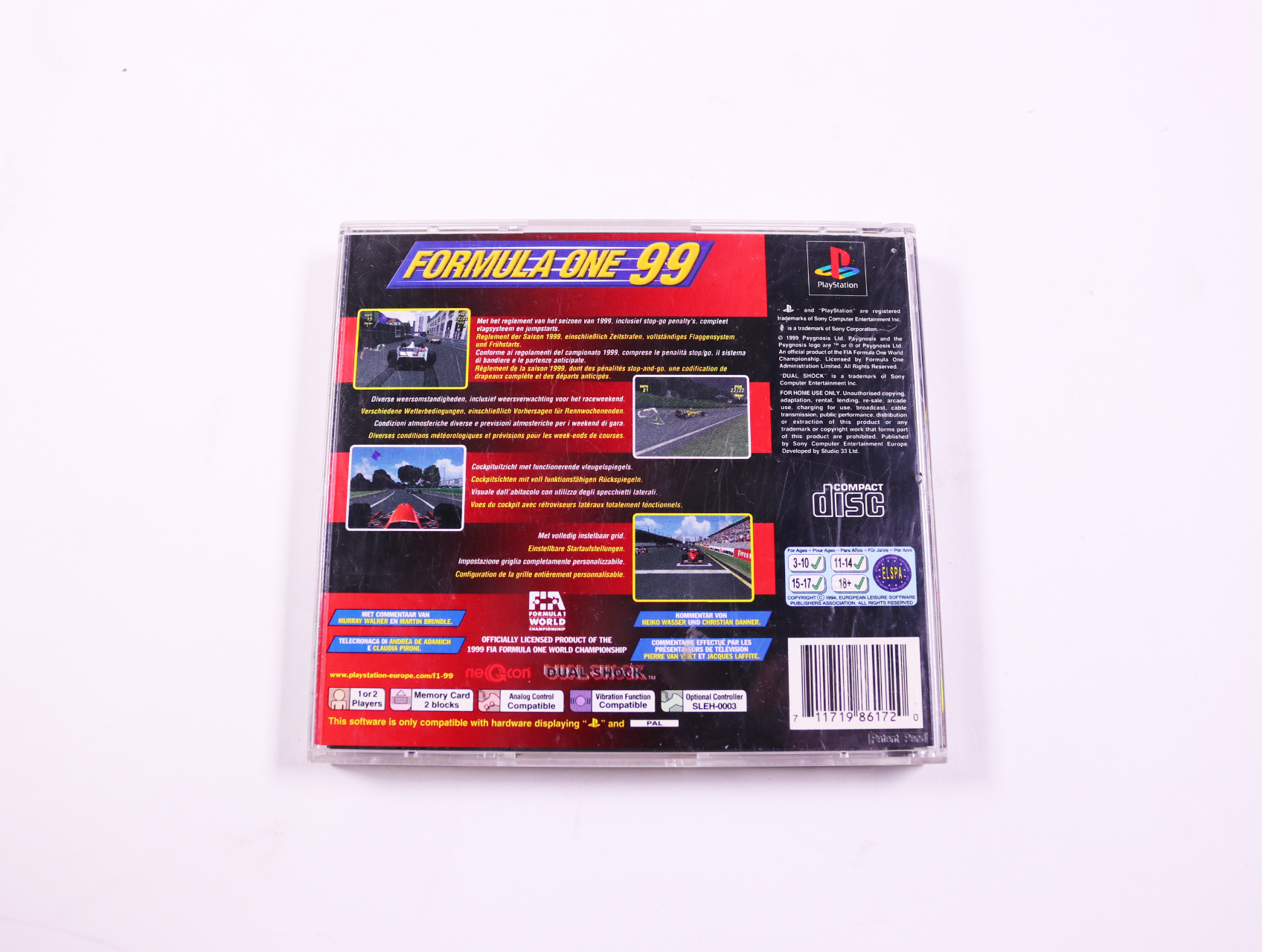 PlayStation 1 - Formula One 99 - productfoto 3