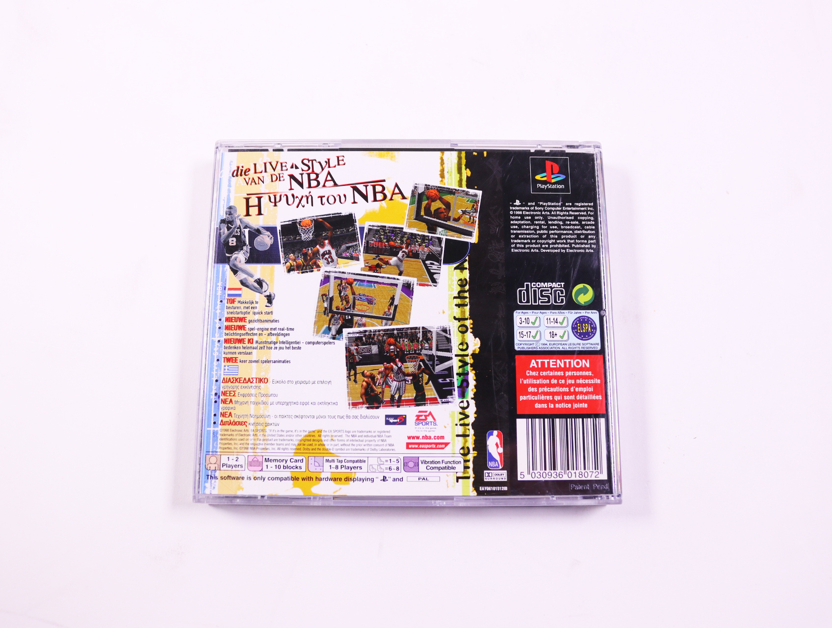 Playstation 1 - NBA Live 99 - productfoto 2