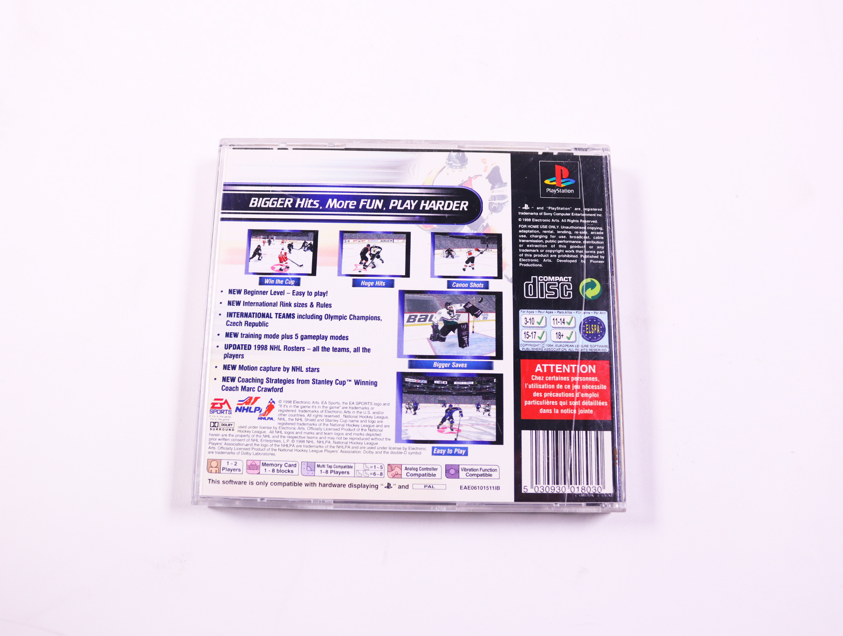 PlayStation 1 - NHL 99 - productfoto 2