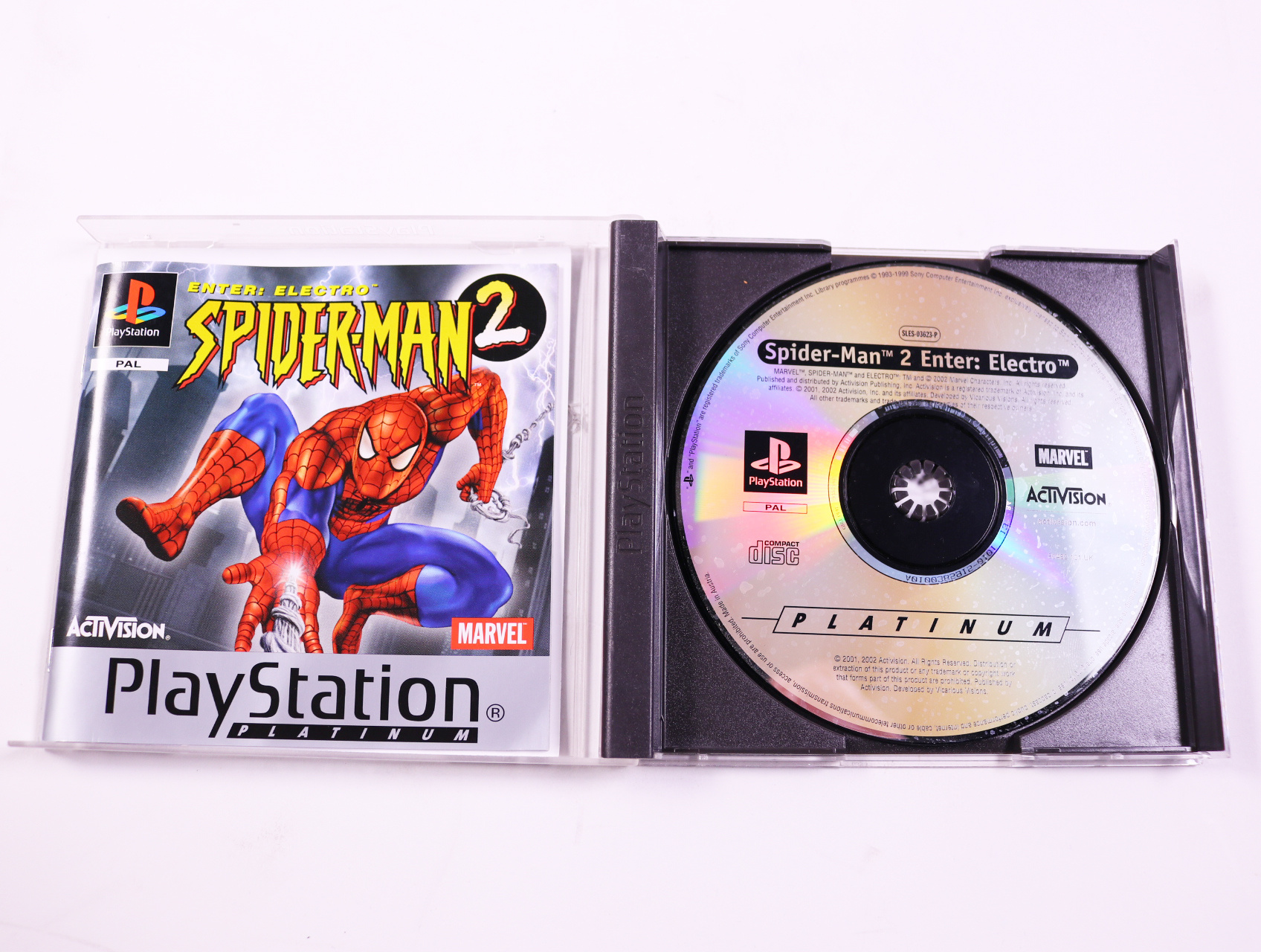PlayStation 1 - Spider-Man 2 Enter Electro [Platinum] - productfoto 3
