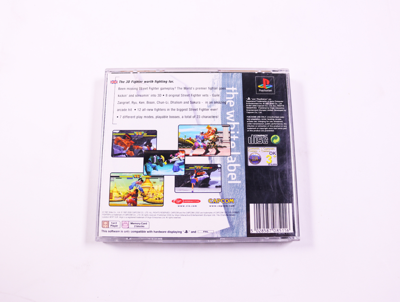 Playstation 1 - Street Fighter EX Plus - productfoto 2