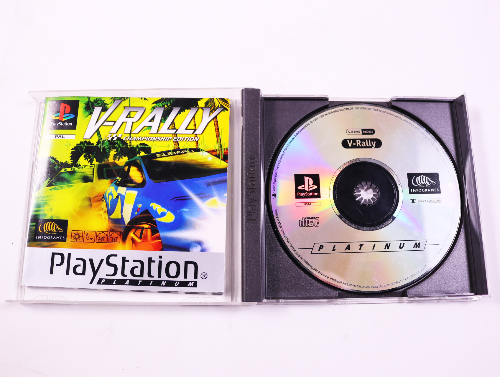 Playstation 1 - V-Rally [Platinum] - productfoto 3