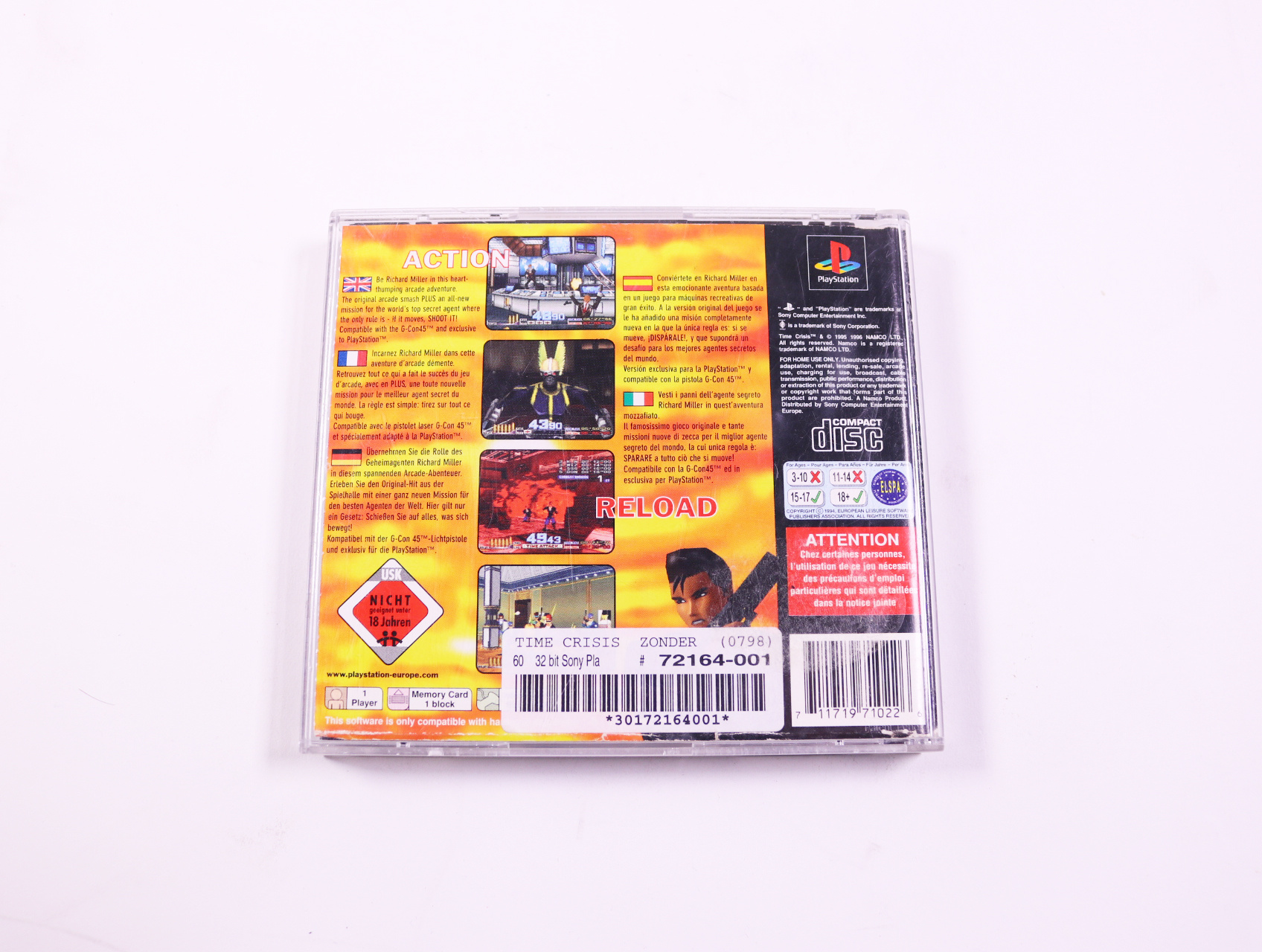 Playstation 1 - Time Crisis - productfoto 2