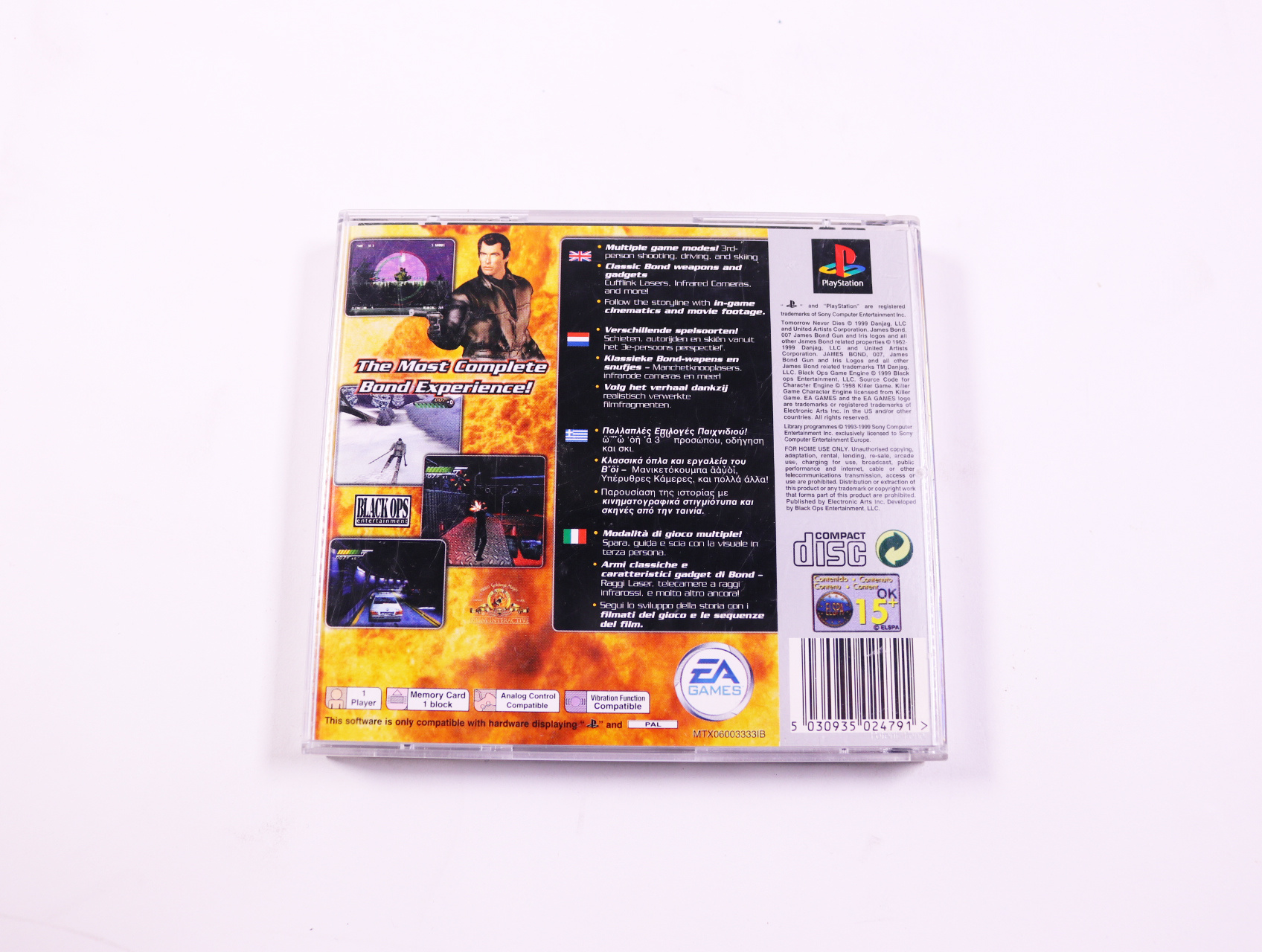 Playstation 1 - Tomorrow Never Dies [Platinum] - productfoto 2