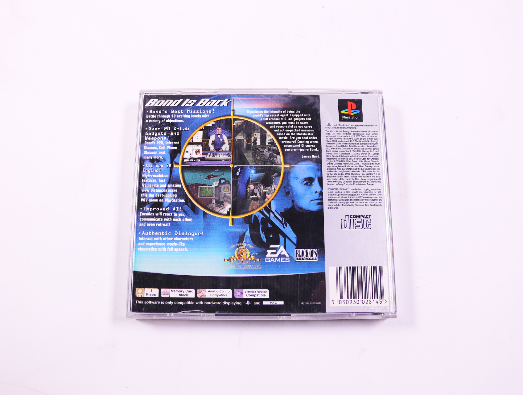 PlayStation 1 - The World Is Not Enough [Platinum] - productfoto 2