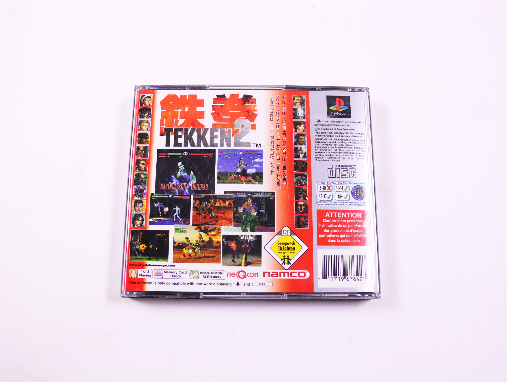 Playstation 1 - Tekken 2 [Platinum] - productfoto 2