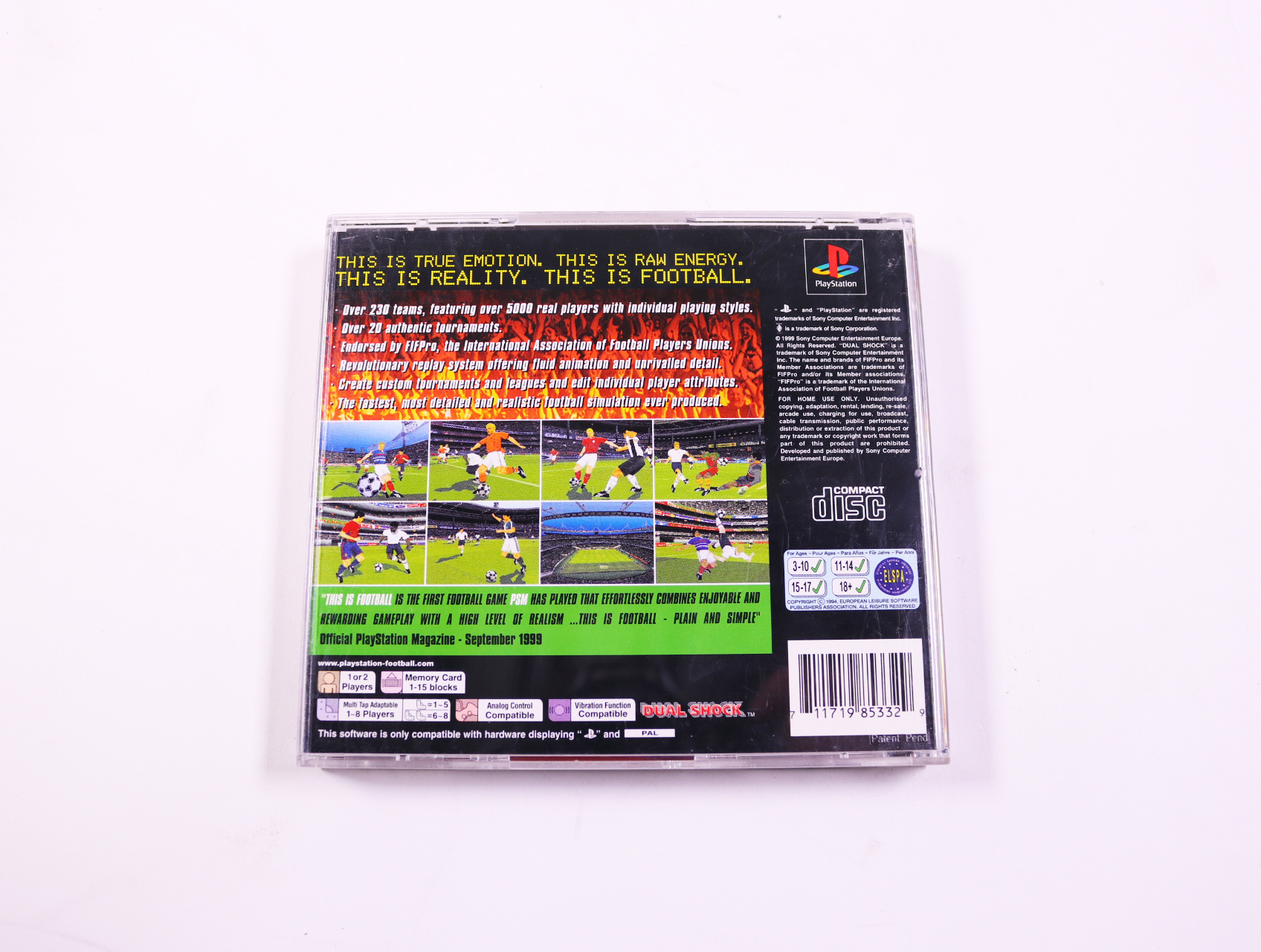 PlayStation 1 - This Is Football - productfoto 2