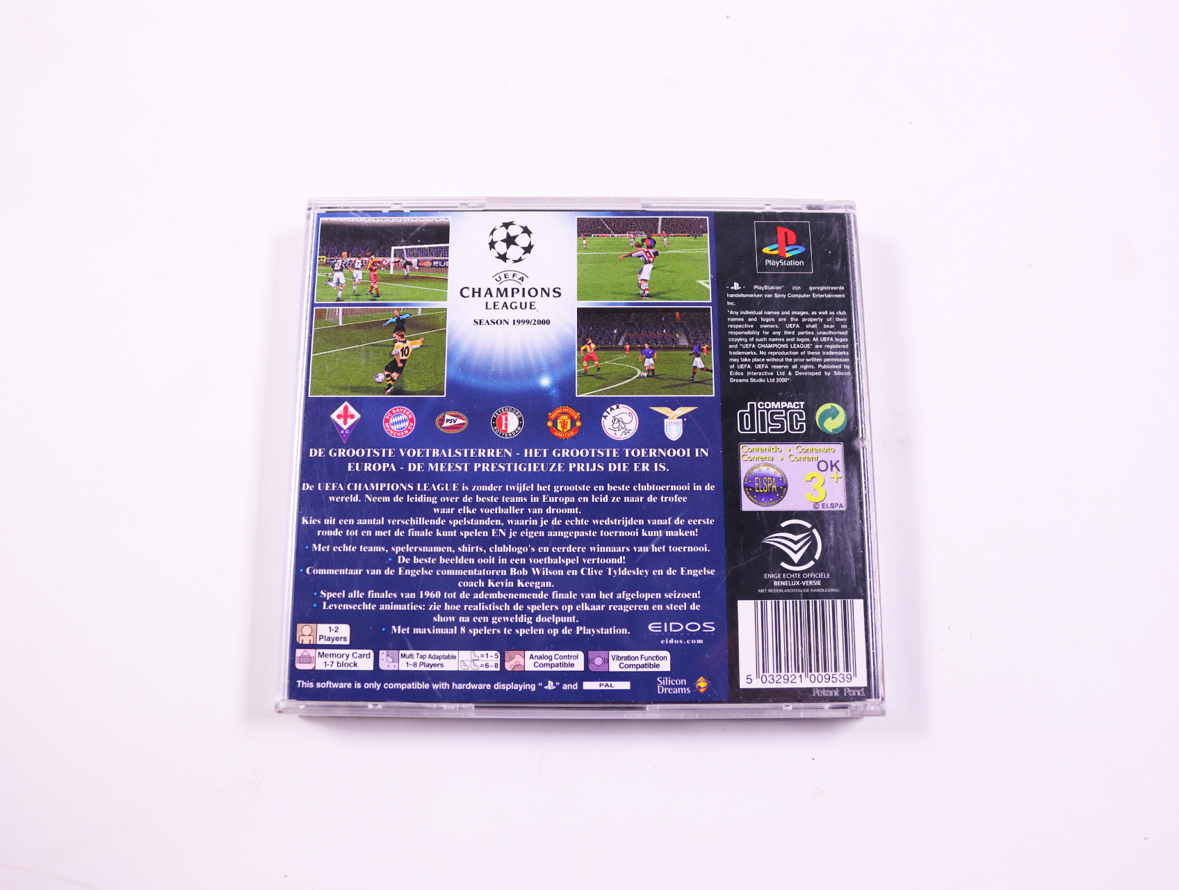 PlayStation 1 - UEFA Champions League: Season 1999/2000 - productfoto 2