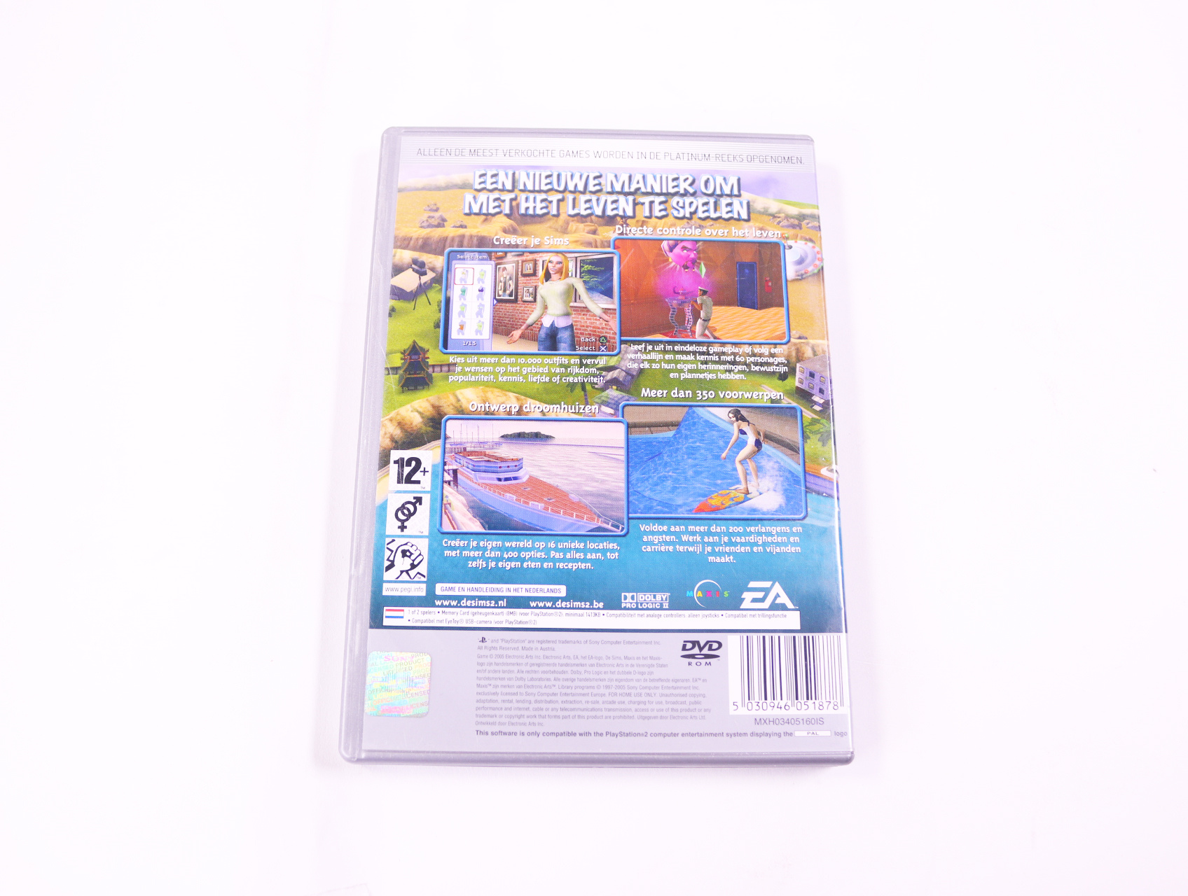 Playstation 2 - The Sims 2 [Platinum] - productfoto 2