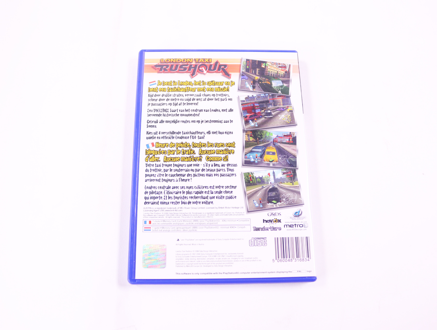 PlayStation 2 - London Taxi: Rush Hour - productfoto 2