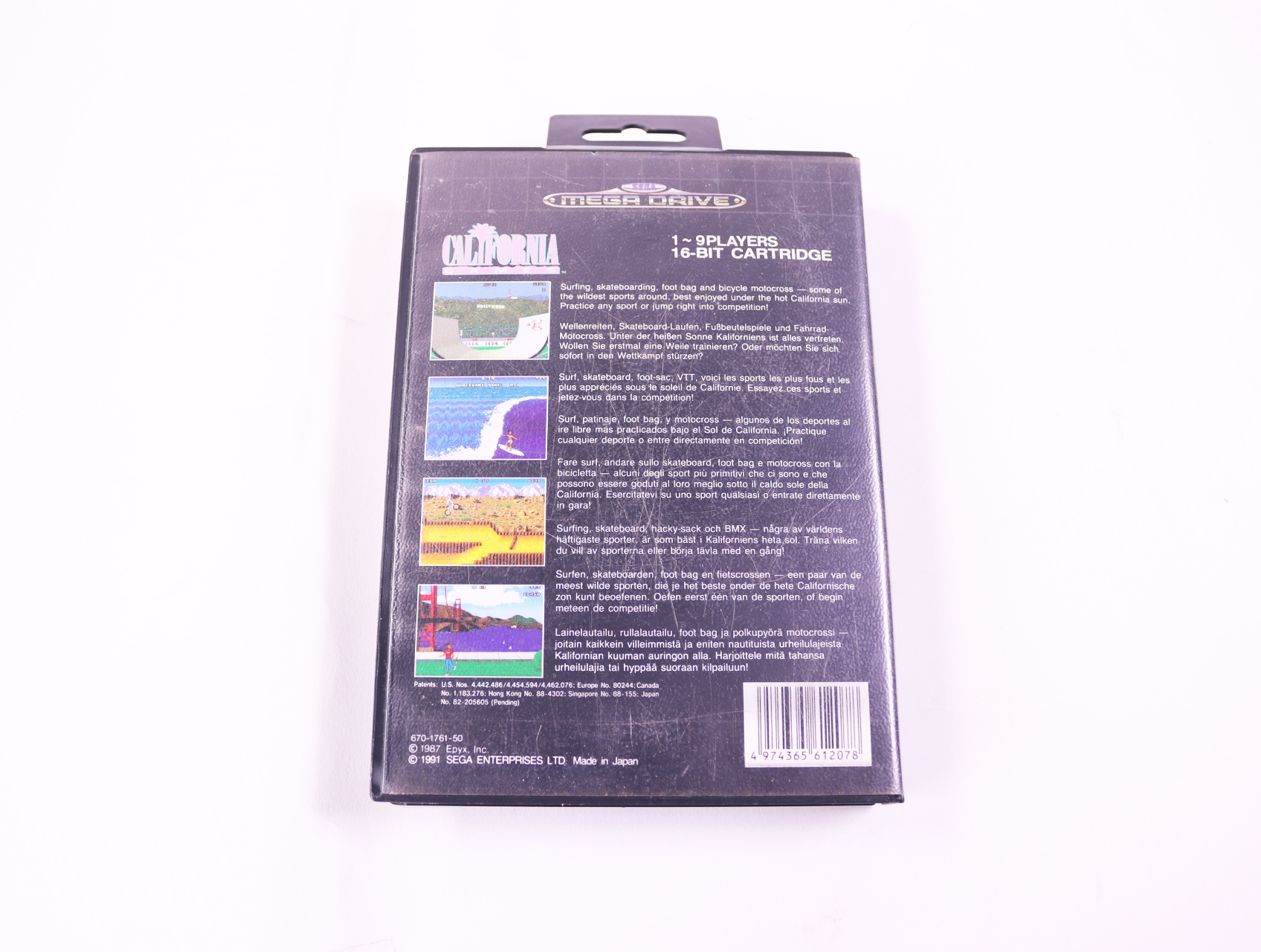 SEGA Mega Drive - California Games [No Manual] - productfoto 2