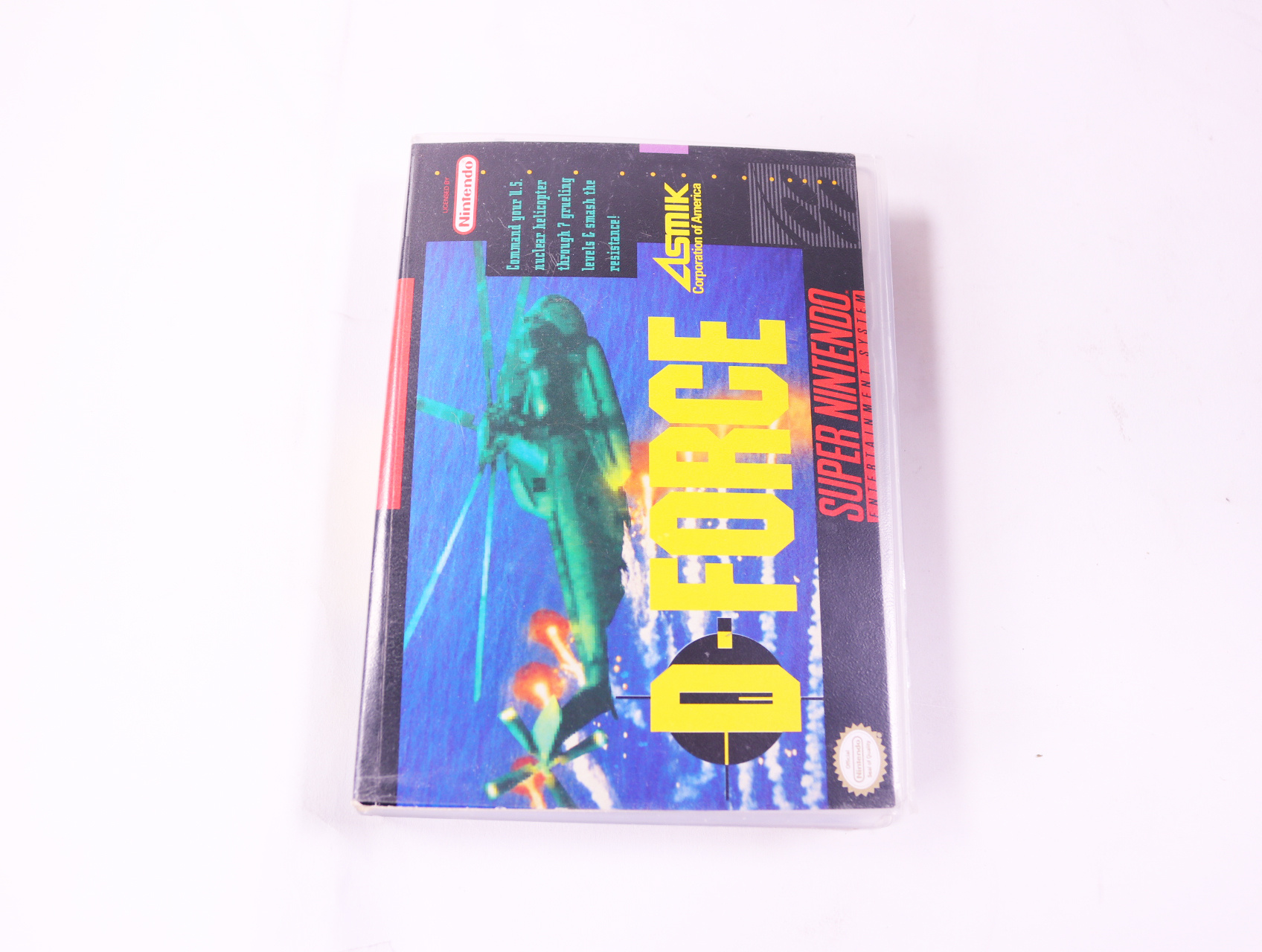 SNES - D-Force - USA - Plastic Boxed