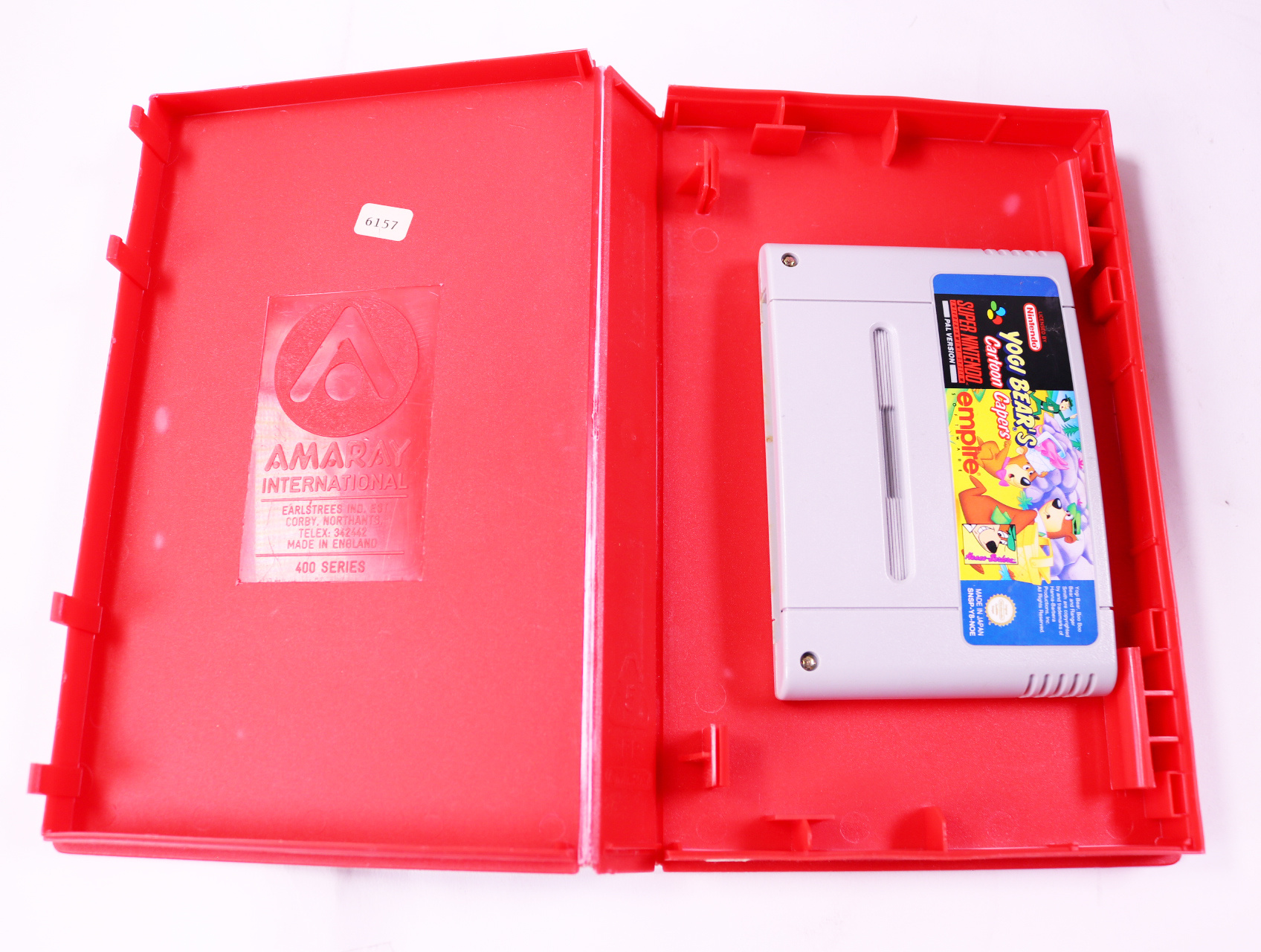 SNES - Yogi Bear's Cartoon Capers - Plastic Boxed - productfoto 3
