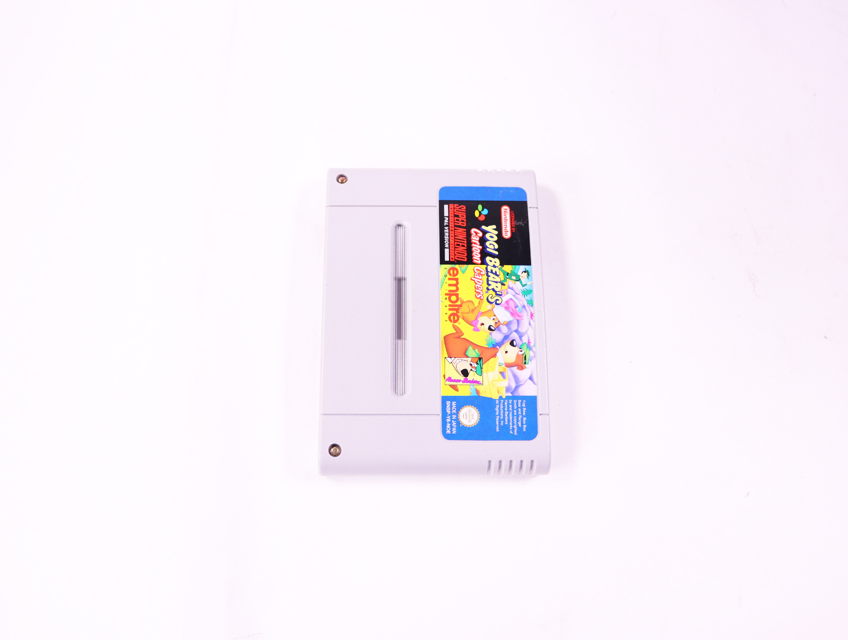 SNES - Yogi Bear's Cartoon Capers - Plastic Boxed - productfoto 4