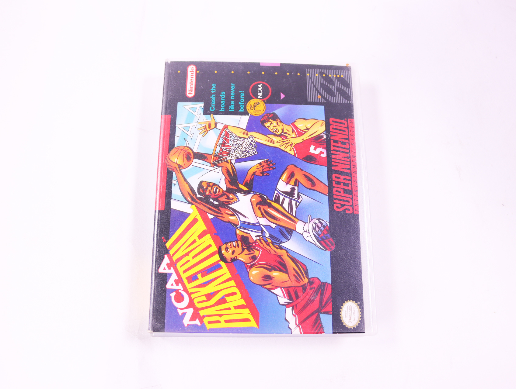 SNES - NCAA Basketball - USA - Plastic Boxed