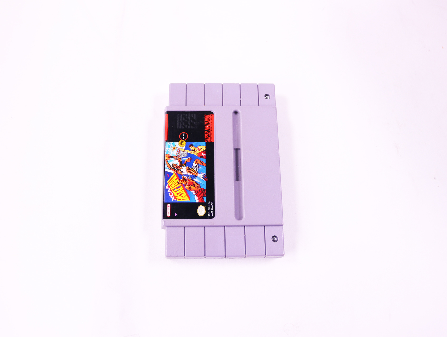 SNES - NCAA Basketball - USA - Plastic Boxed - productfoto 4