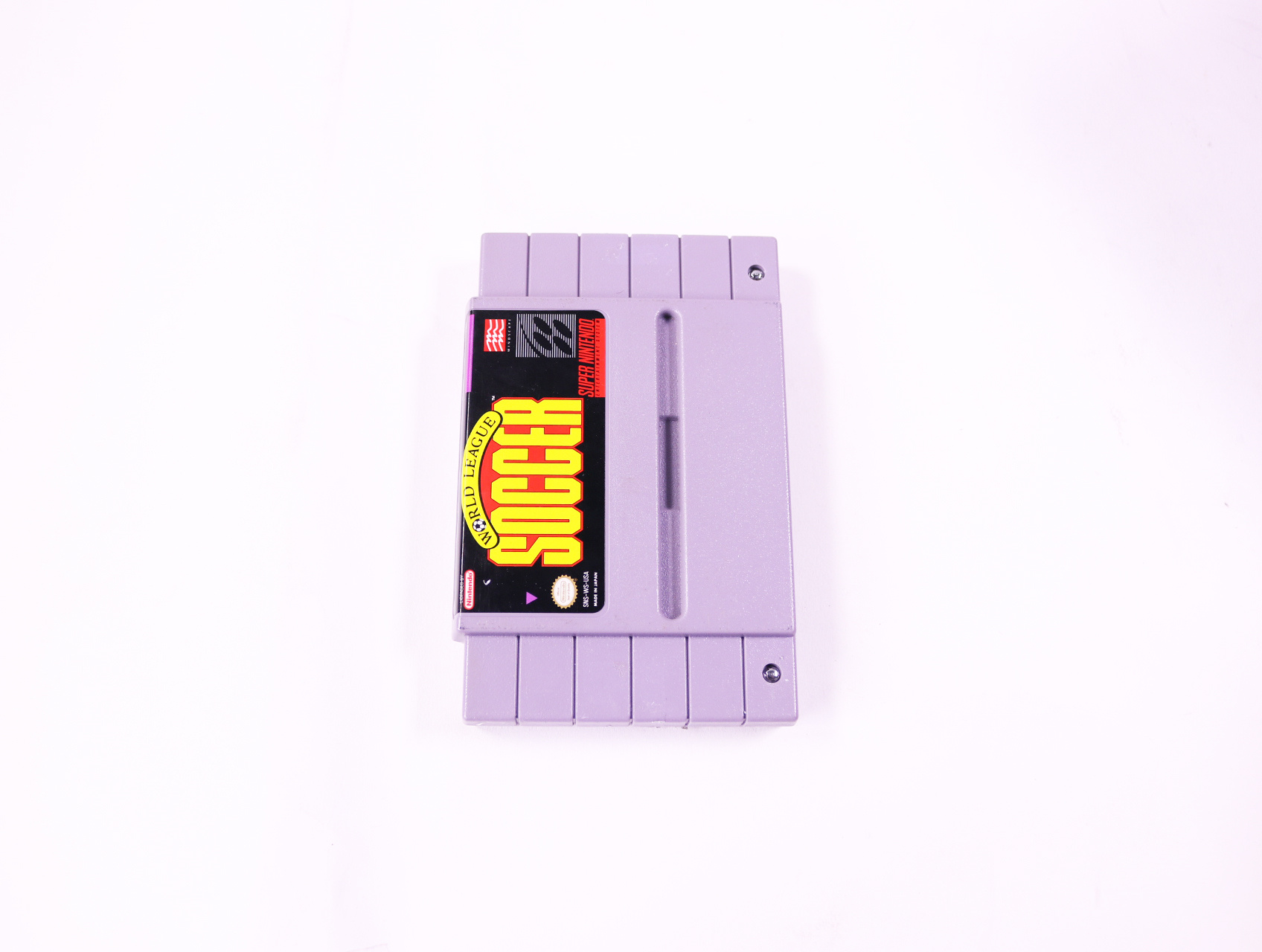 SNES - World League Soccer - USA - Plastic Boxed - productfoto 4