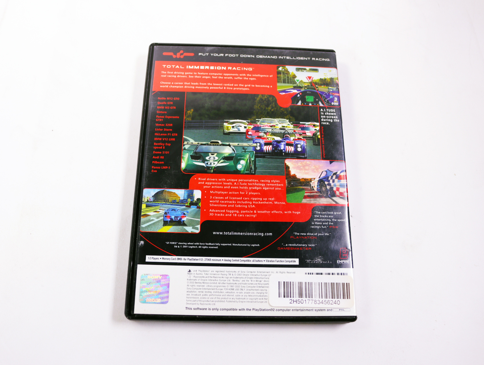 Playstation 2 - Total Immersion Racing - productfoto 2