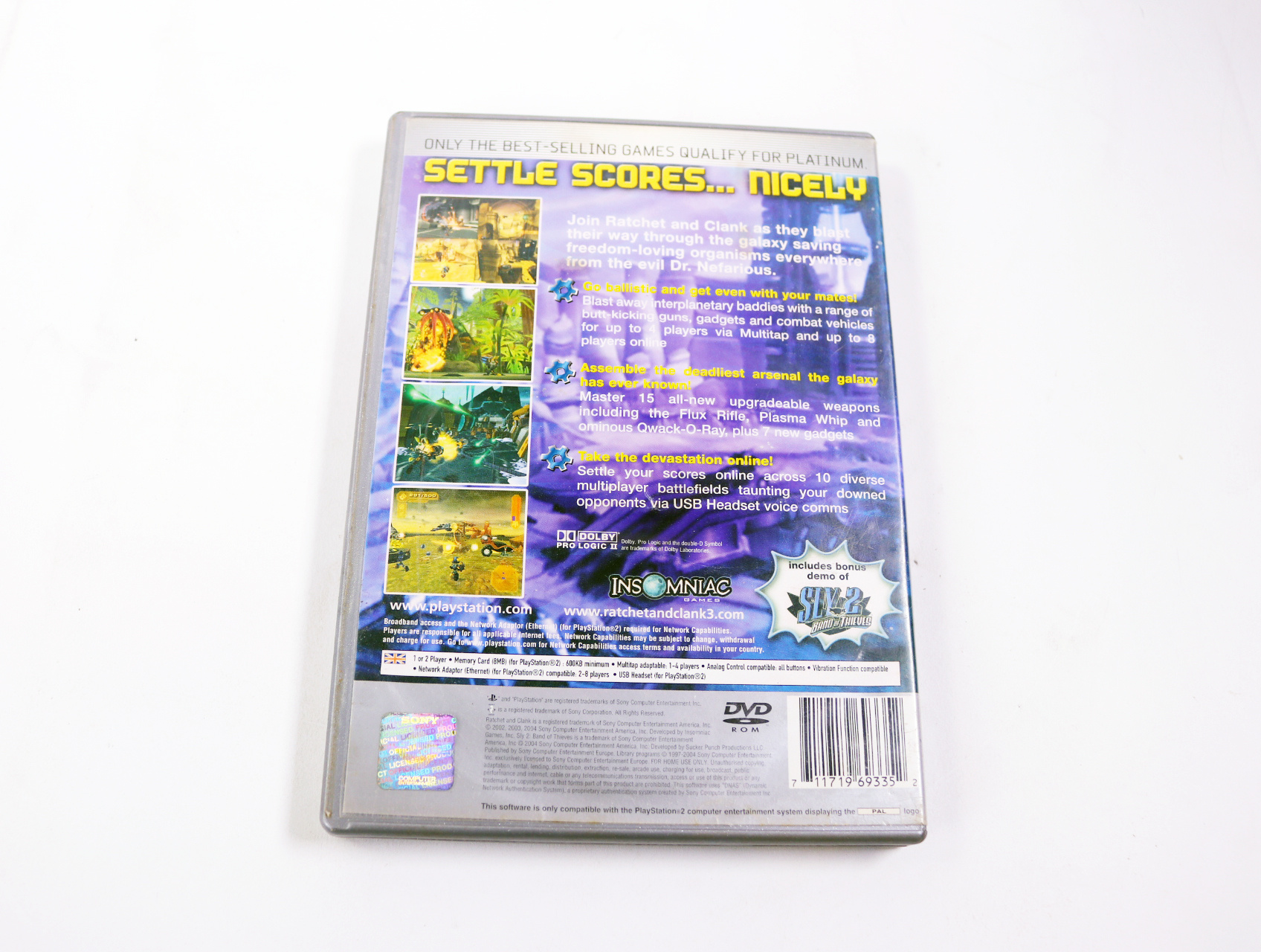 Playstation 2 - Ratchet & Clank 3 [Platinum] - productfoto 2