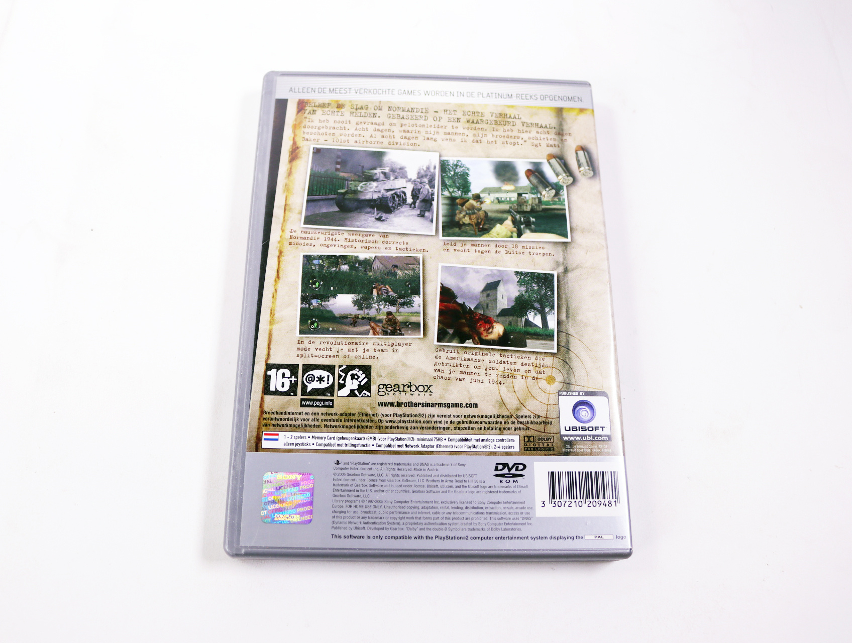 Playstation 2 - Brothers in Arms: Road to Hill 30 [Platinum] - productfoto 2