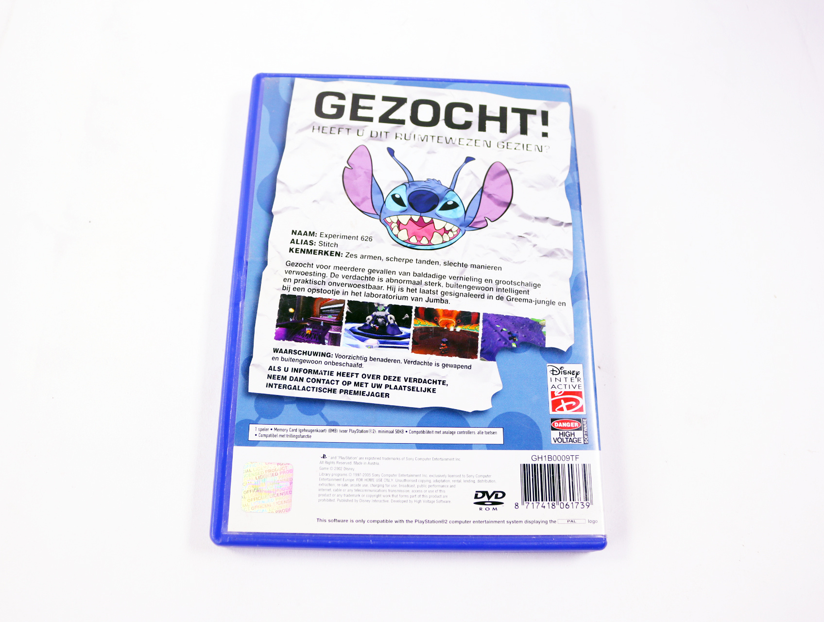 PlayStation 2 - Disney's Stitch: Experiment 626 - productfoto 2
