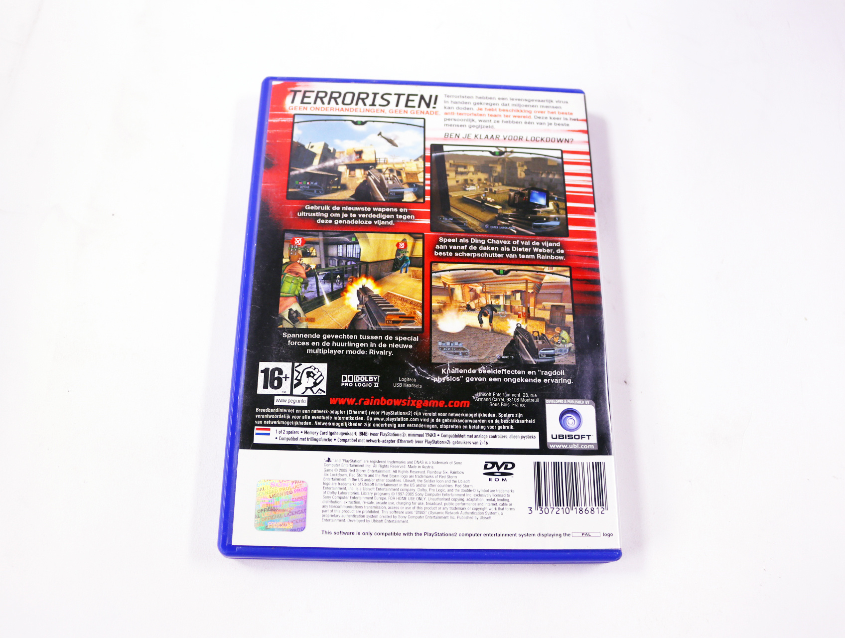 Playstation 2 - Tom Clancy's Rainbow Six: Lockdown - productfoto 2