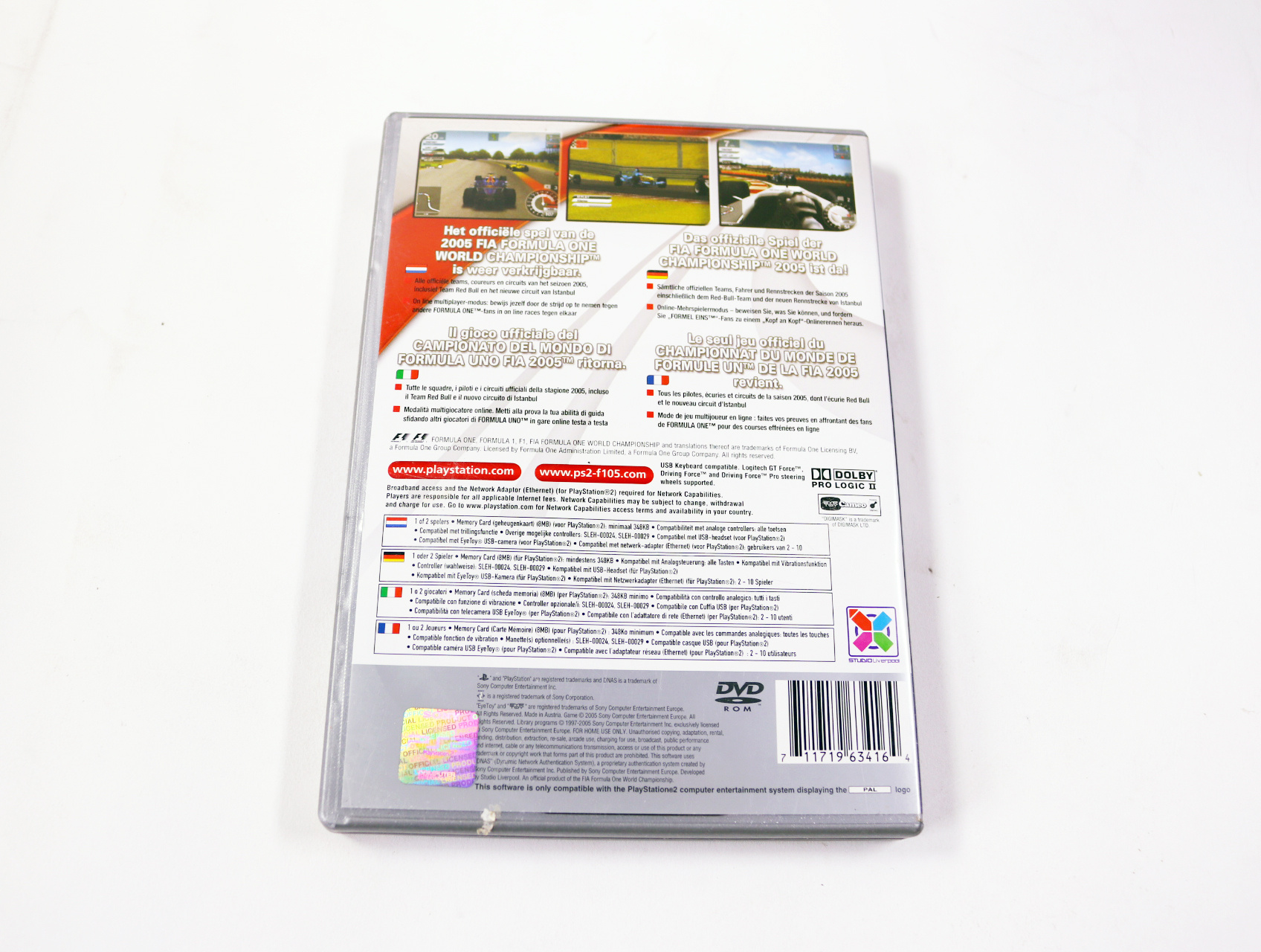 PlayStation 2 - Formula One 05 [Platinum] - productfoto 2