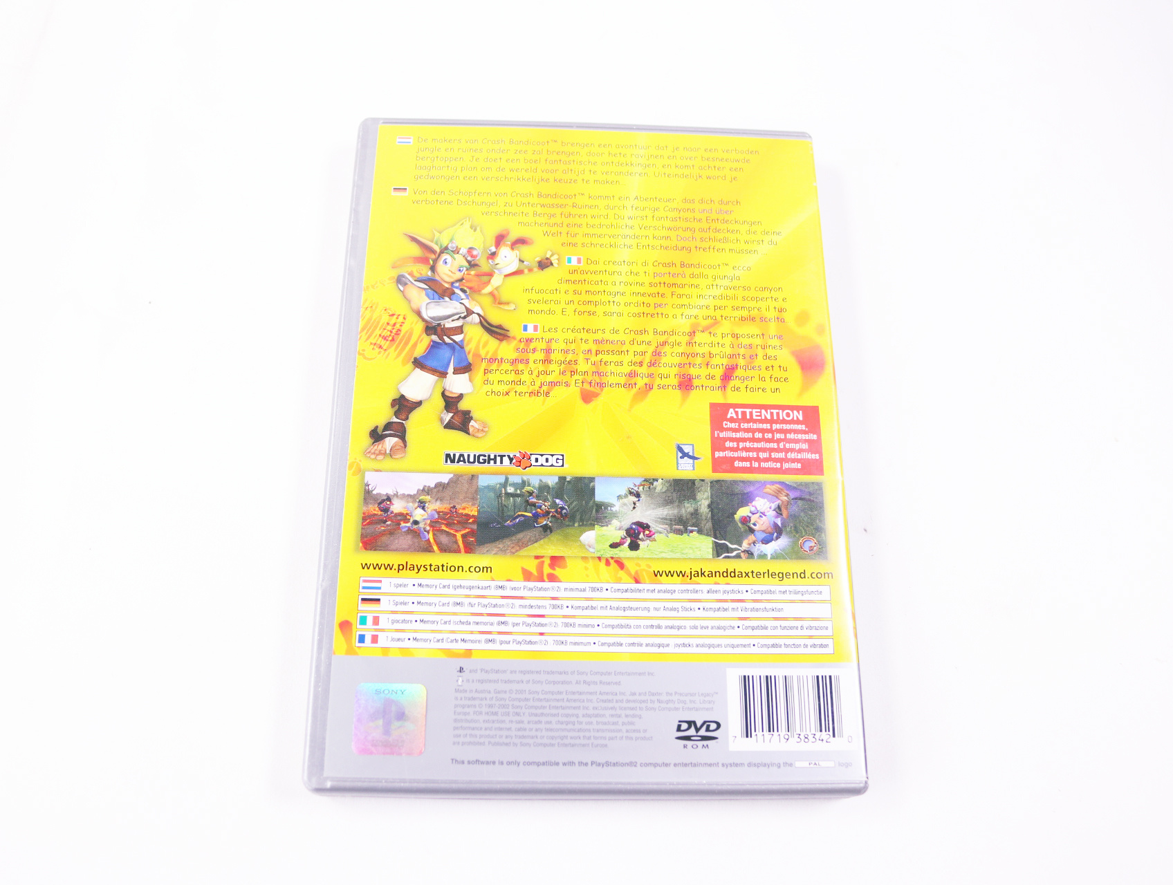 Playstation 2 - Jak and Daxter: The Precursor Legacy [Platinum] - productfoto 2